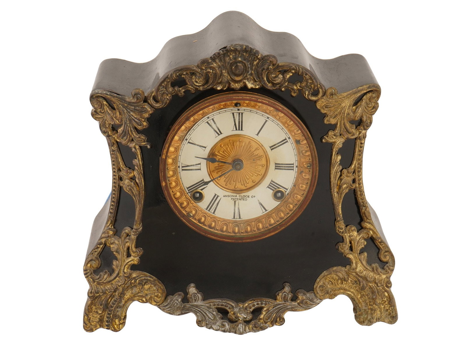 ANTIQUE ANSONIA CLOCK COMPANY VICTORIAN MANTEL CLOCK (1 of 12)