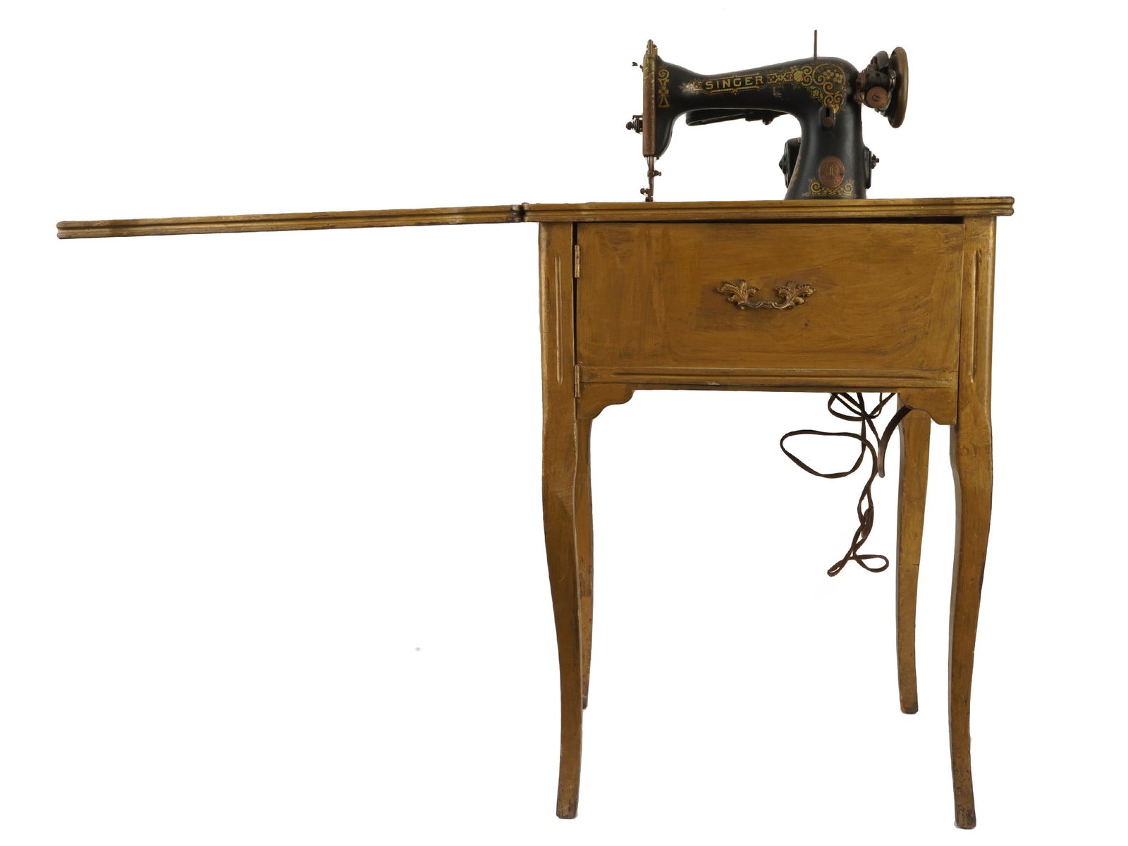 EARLY 20TH C SINGER SPHINX SEWING MACHINE - 2