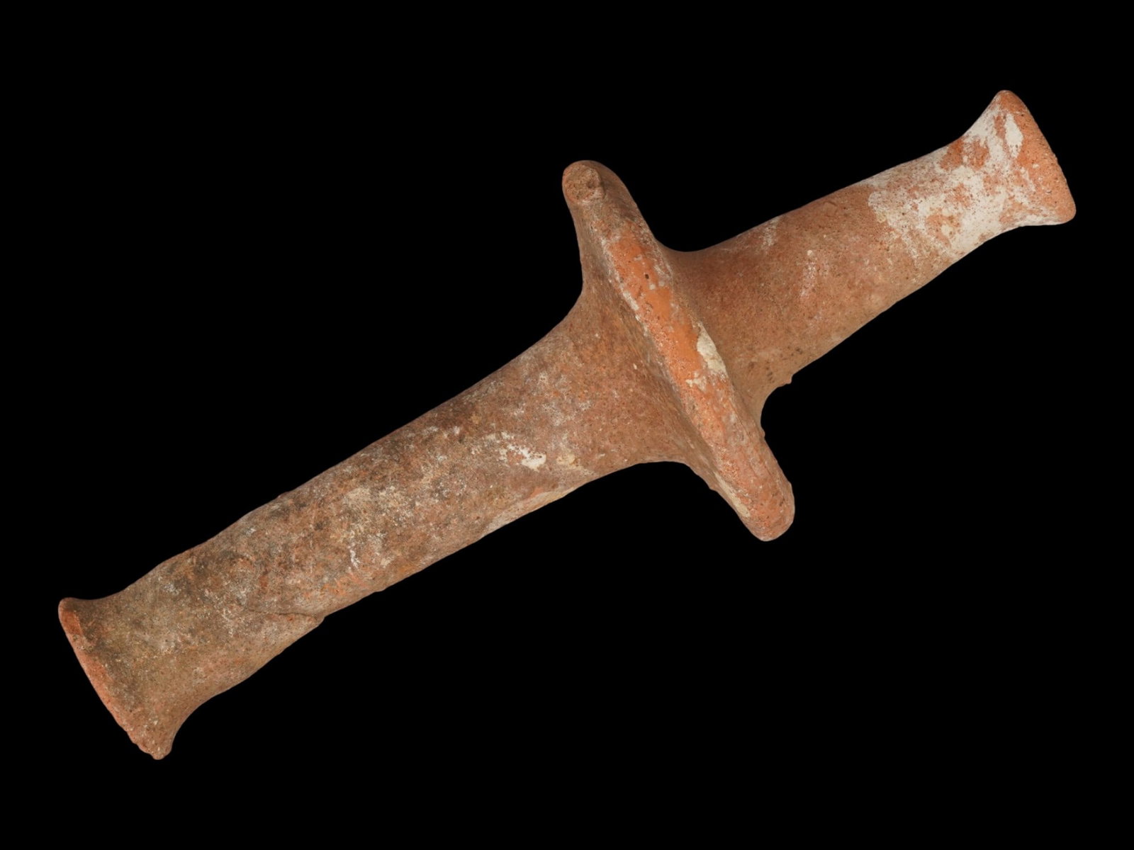 RARE ANCIENT JUDAICA SPINDLE BOTTLE 1200 TO 900 BC (1 of 8)