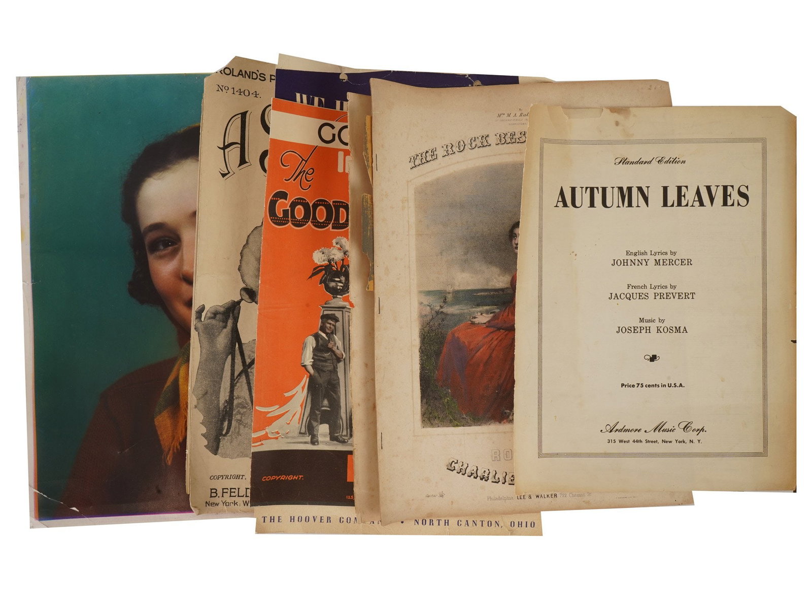 ANTIQUE AND VINTAGE SHEET MUSIC PUBLICATIONS (1 of 9)