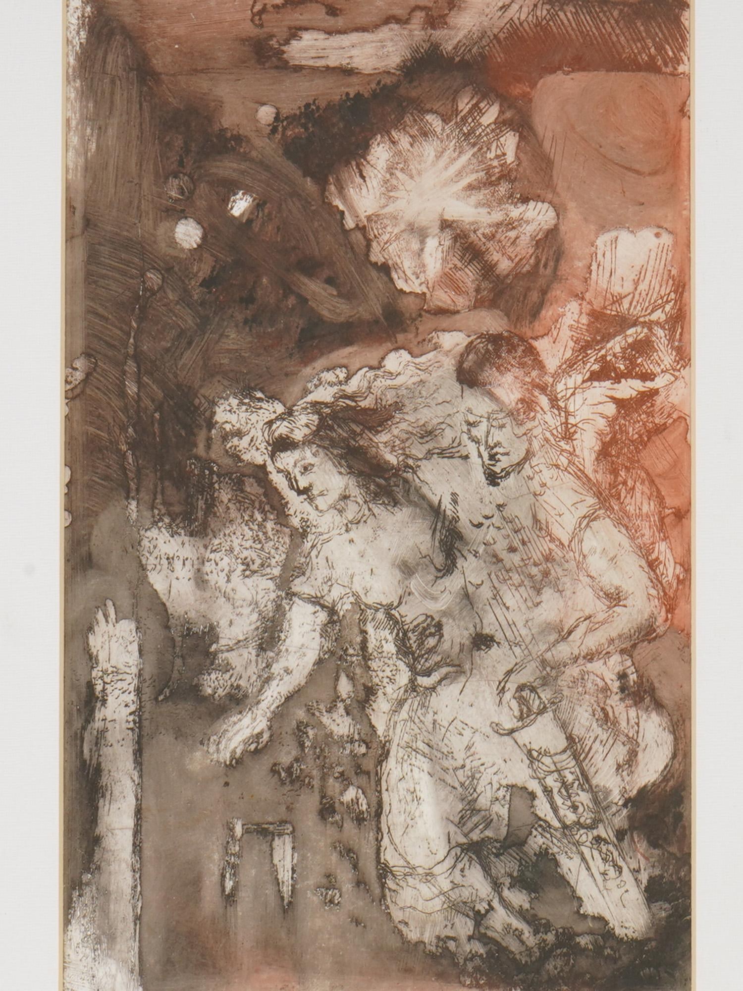 AMNON BARZILAI ISRAELI ETCHING AND AQUATINT PRINT (1 of 5)