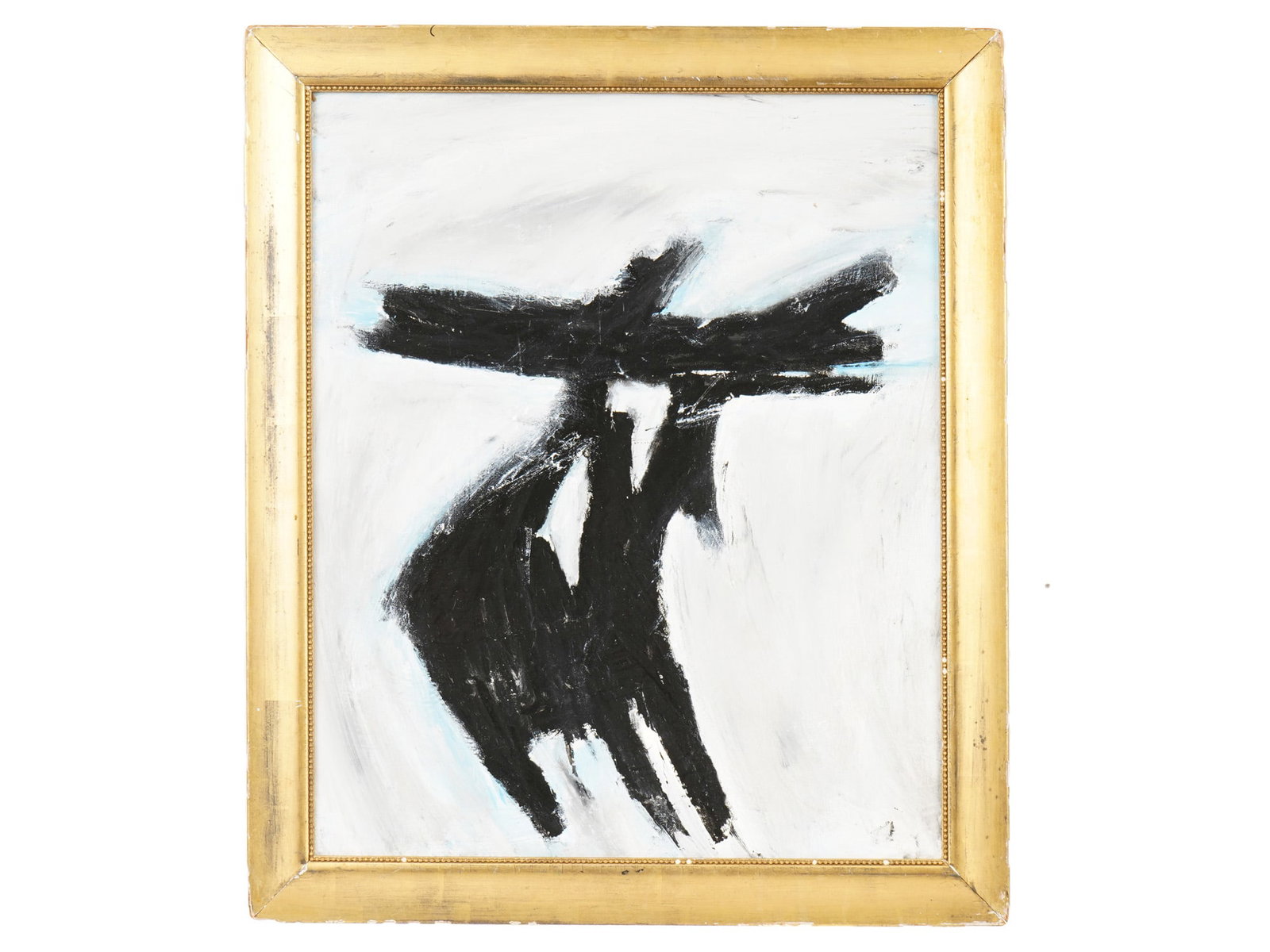PAINTING AFTER FRANZ KLINE ABSTRACT COMPOSITION (1 of 4)