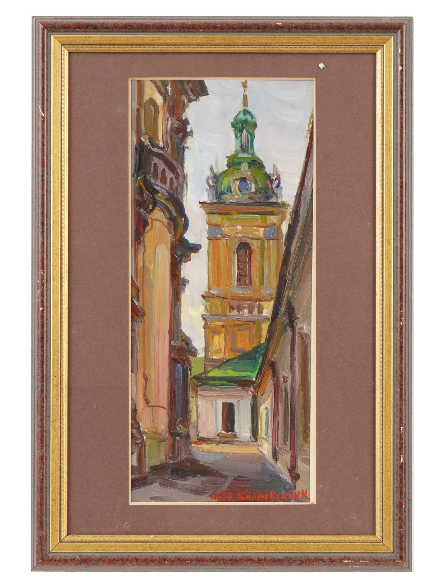 IVAN YUKLYAEVSKIKH UKRANIAN CITYSCAPE OIL PAINTING (1 of 4)