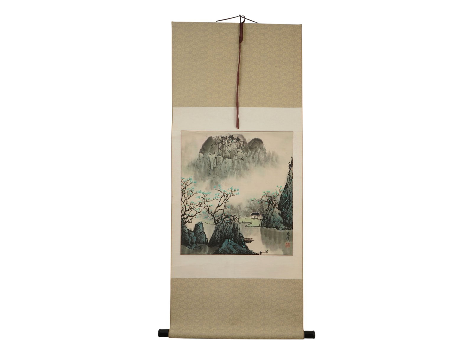 CHINESE LANDSCAPE WATERCOLOR AND INK PAINTING (1 of 8)