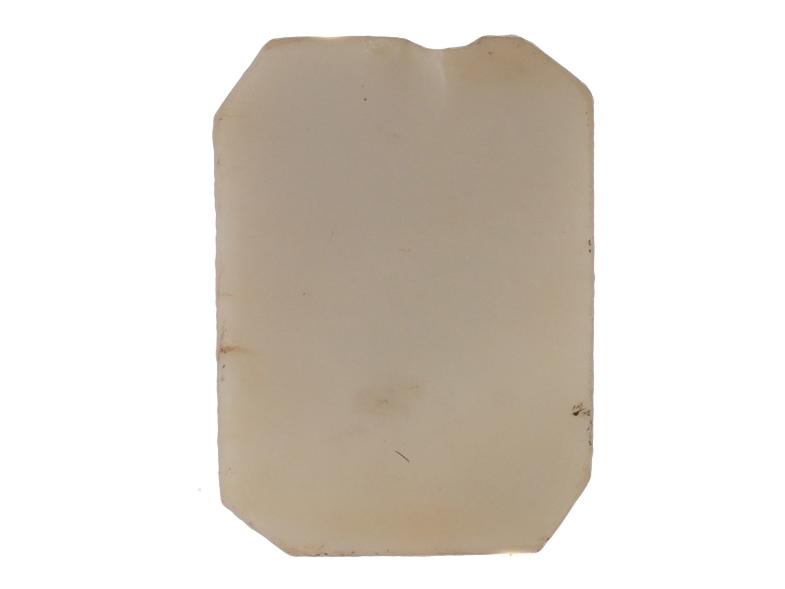 RECTANGULAR SHAPED PORTRAIT CAMEO W CANTED CORNERS - 3