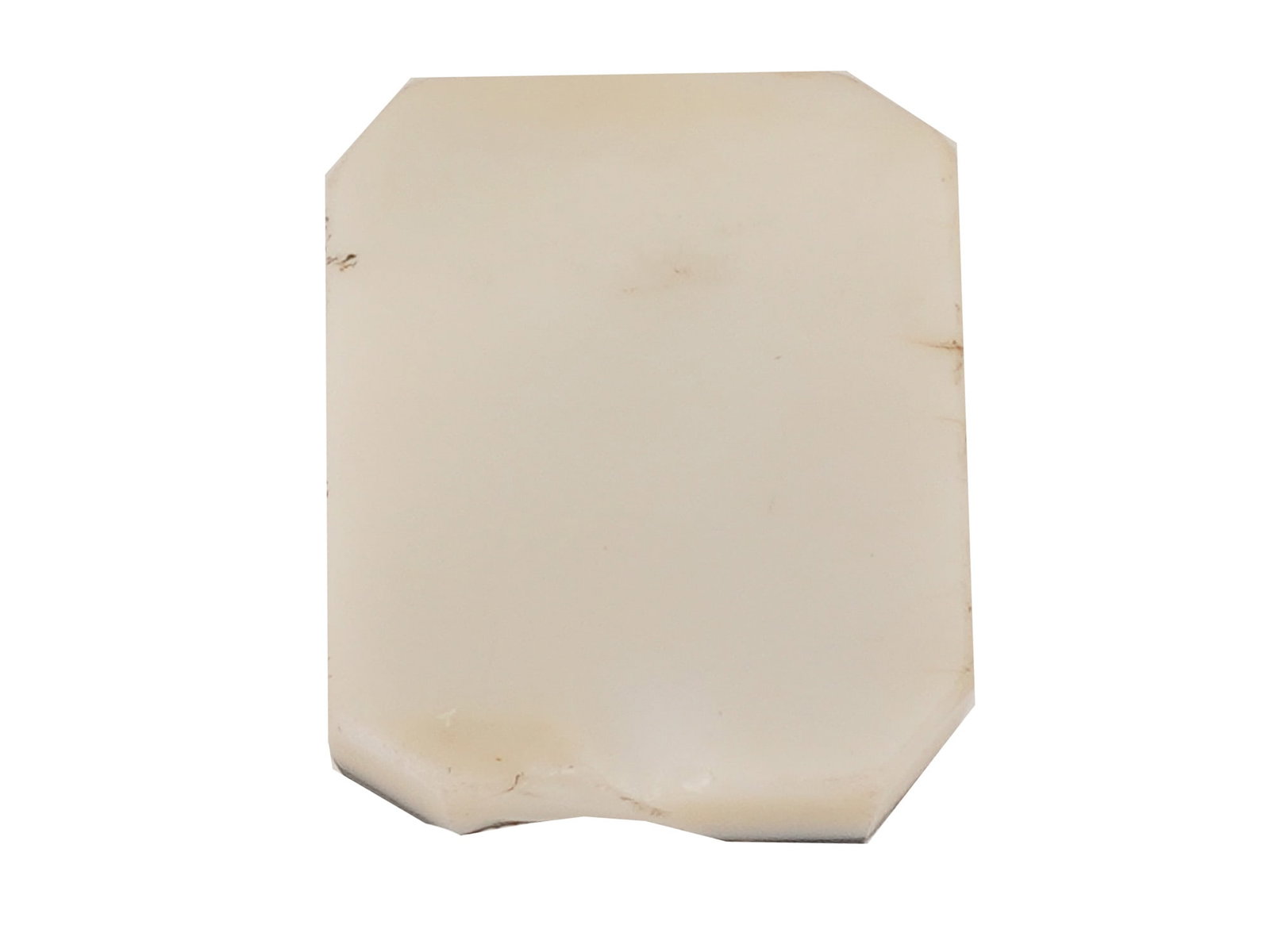 RECTANGULAR SHAPED PORTRAIT CAMEO W CANTED CORNERS - 4