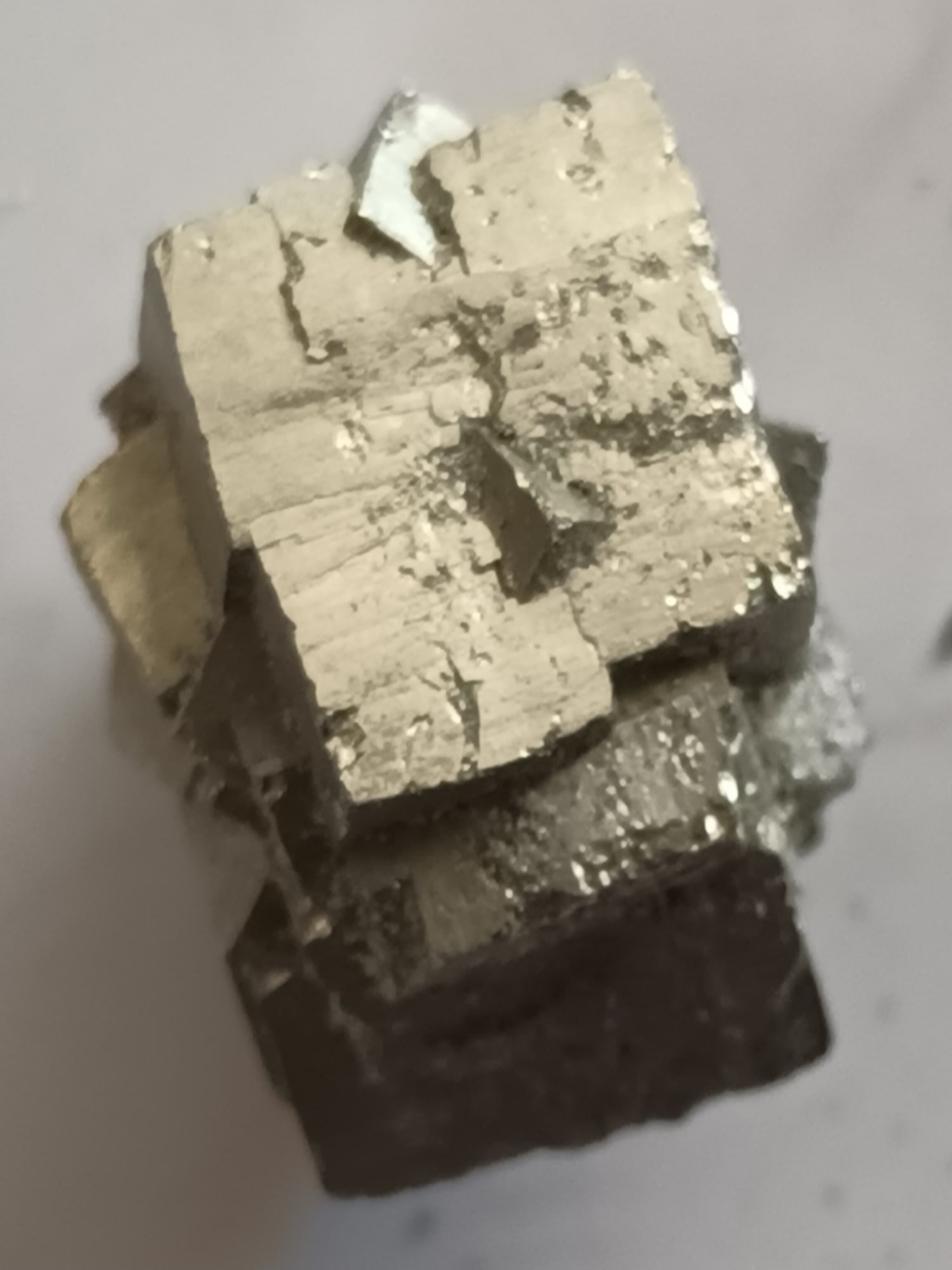 INTERTWINED PYRITE CRYSTAL CLUSTER - 4