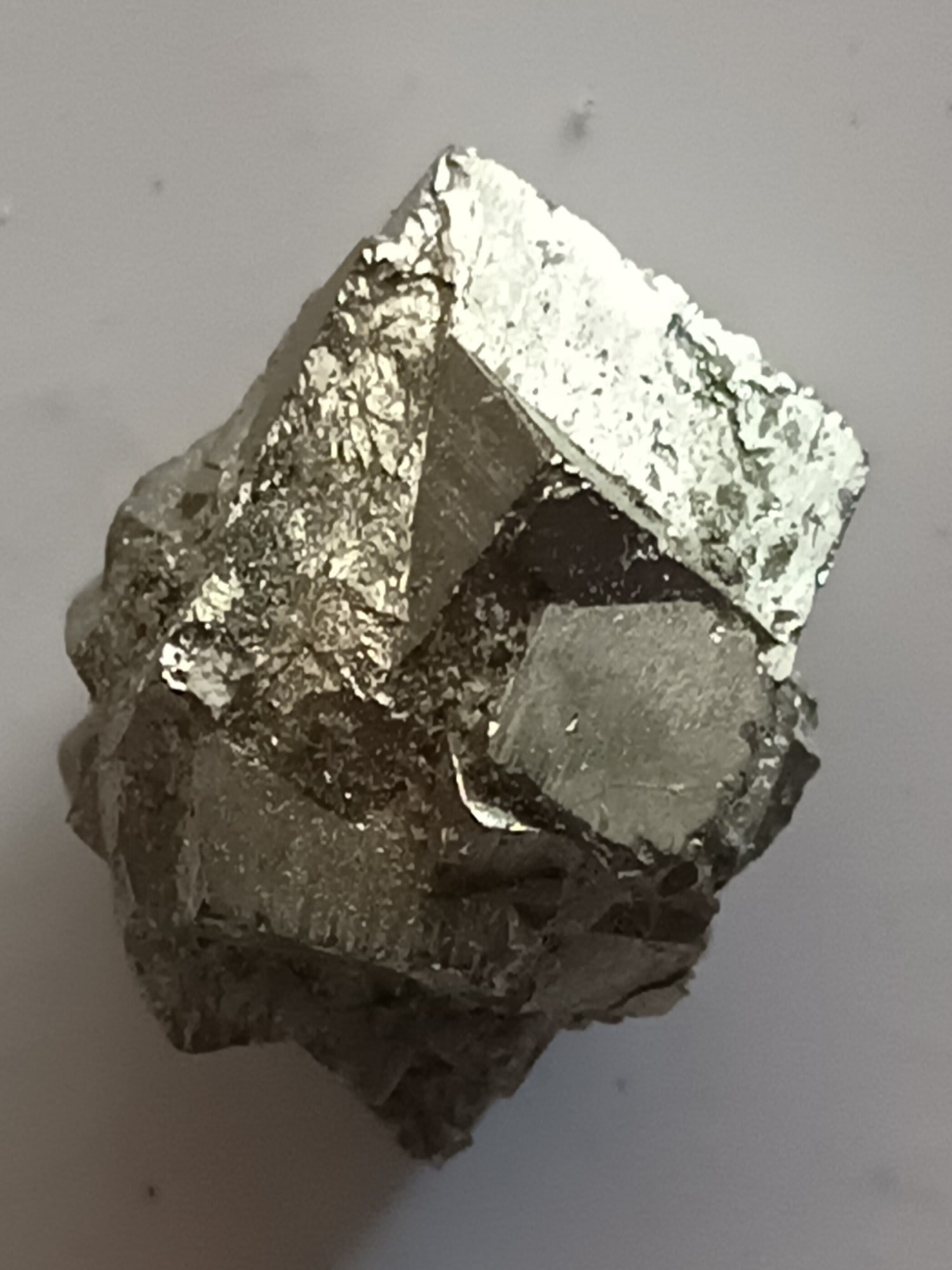 INTERTWINED PYRITE CRYSTAL CLUSTER - 5
