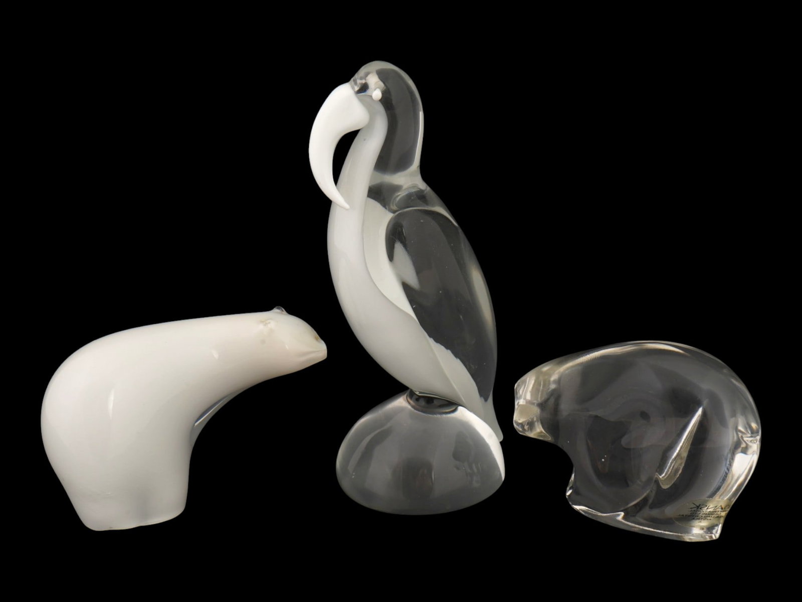 SEGUSO WEDGWOOD AND DANSK ART GLASS FIGURINES (1 of 11)