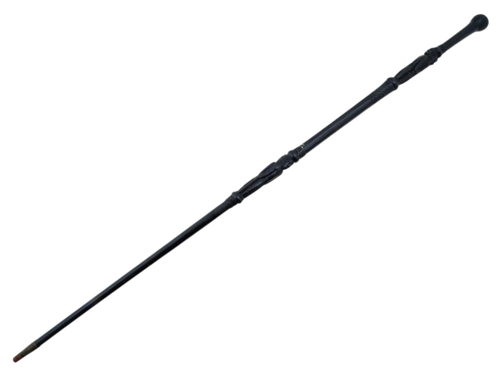 VINTAGE CARVED WOODEN WALKING CANE (1 of 12)