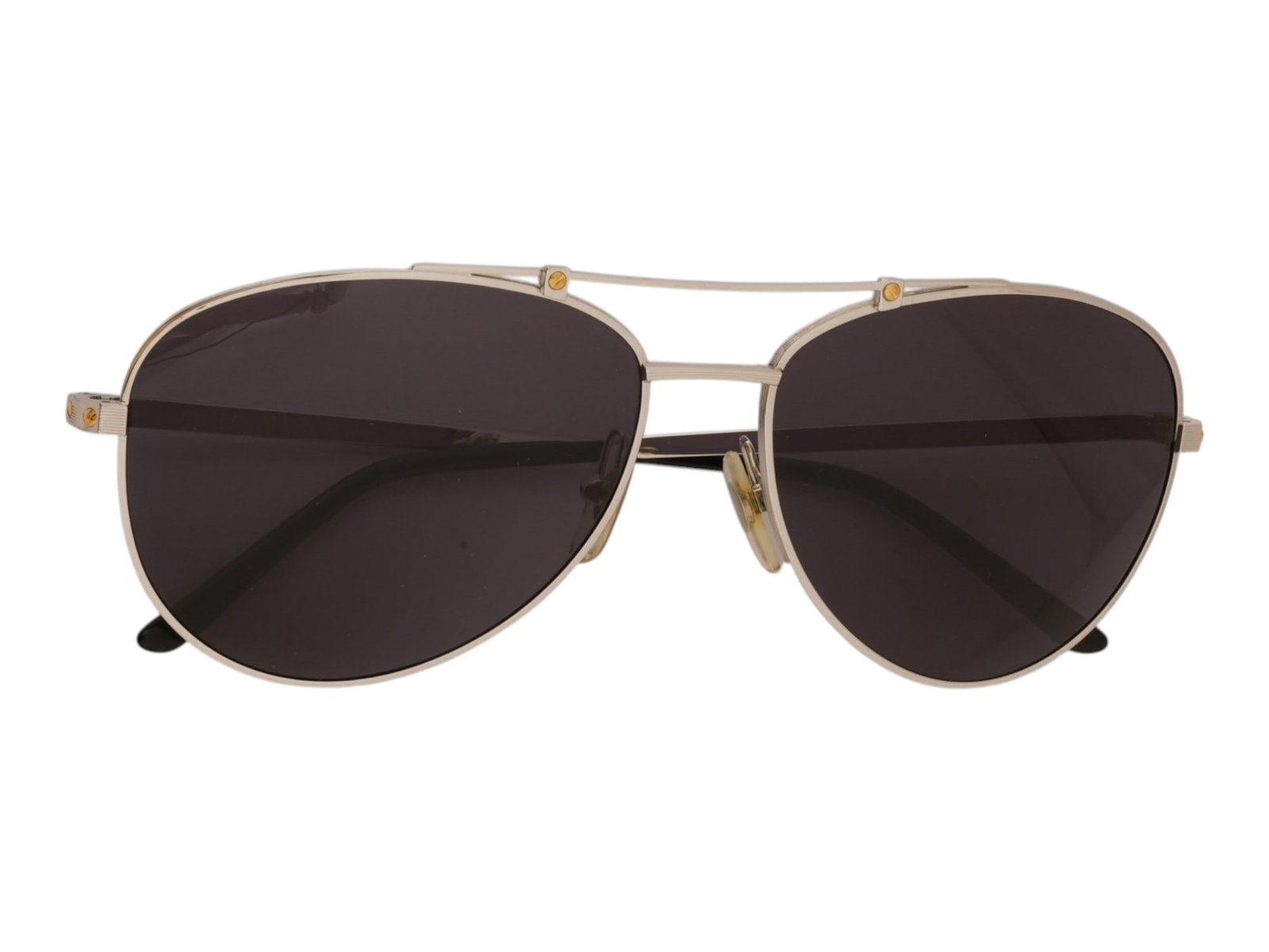 CARTIER SANTOS DE CARTIER AVIATOR SUNGLASSES (1 of 9)