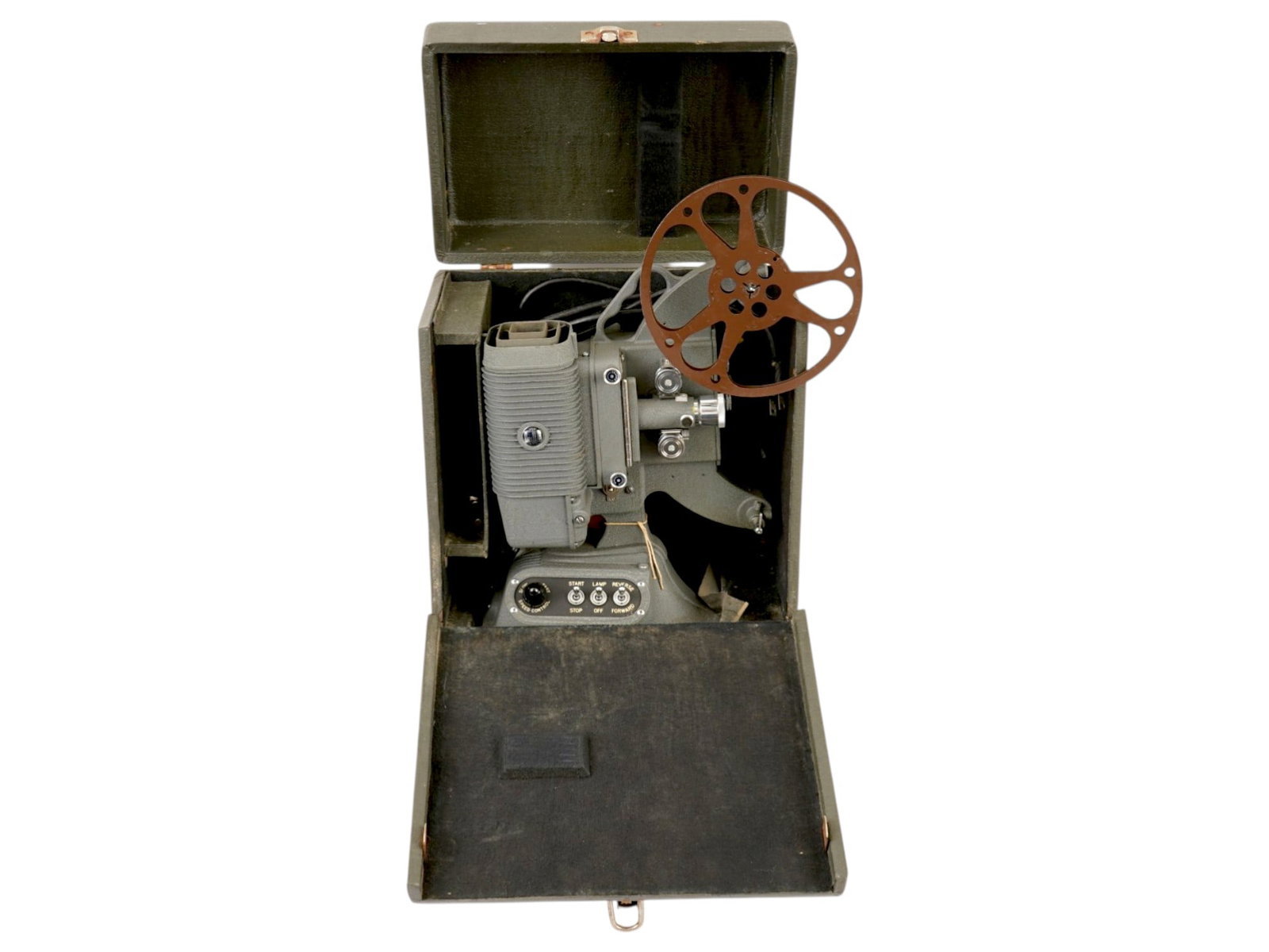VINTAGE AMERICAN DEJUR MOVIE PROJECTOR WITH BOX (1 of 14)