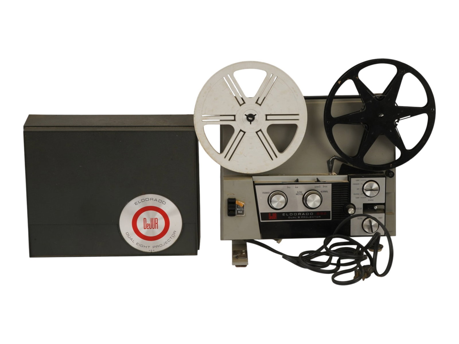 VINTAGE DEJUR ELDORADO DUAL EIGHT FILM PROJECTOR (1 of 10)