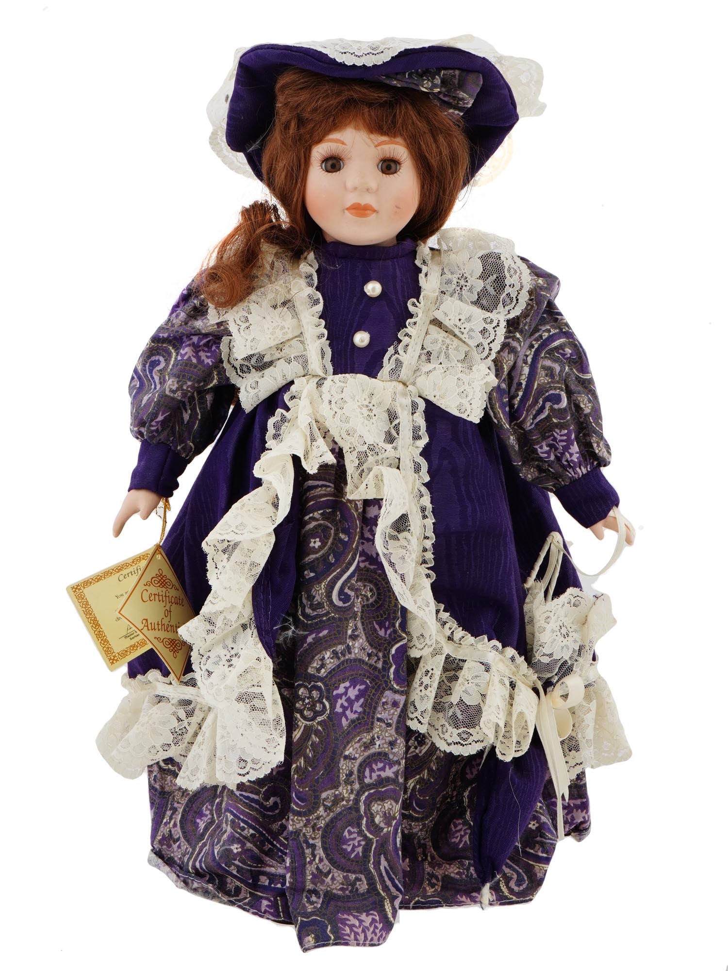 SOFT EXPRESSIONS PORCELAIN DOLL WITH CERTIFICATE (1 of 7)