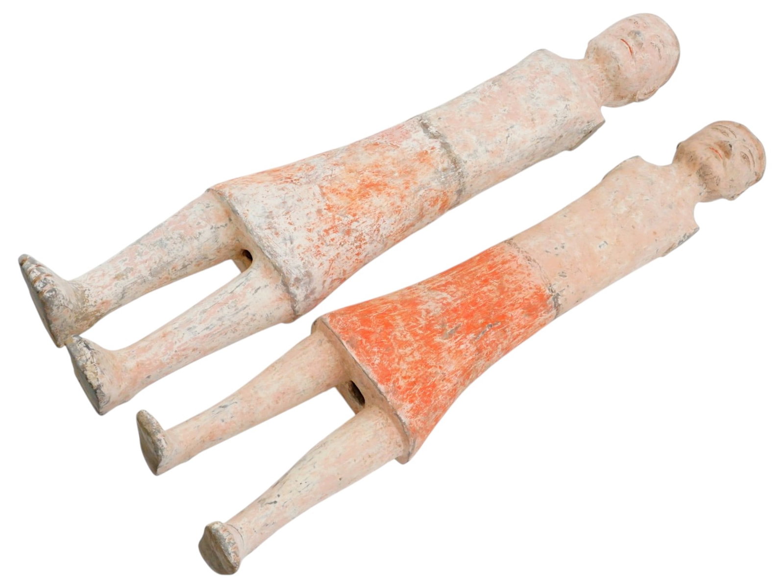 ANCIENT CHINESE HAN TERRACOTTA TOMB GUARDIAN FIGURES (1 of 14)