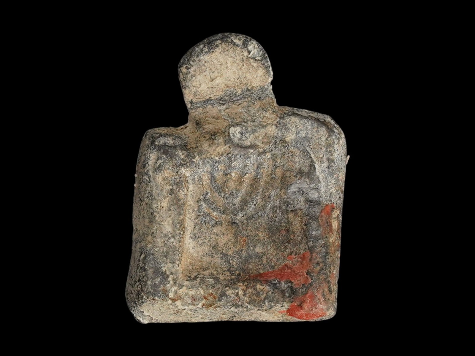 ANCIENT JUDAICA HOLY LAND MENORAH AMULET 100 TO 300 AD (1 of 4)