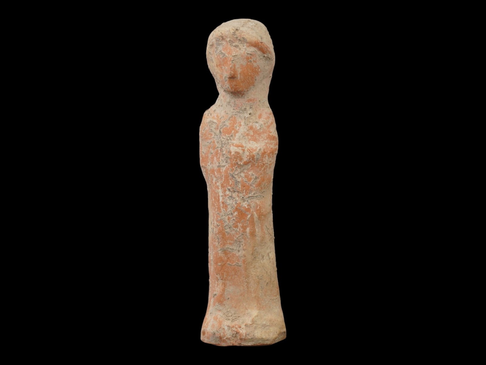 ANCIENT JUDAICA HOLY LAND TERRACOTTA FIGURE OF BAAL (1 of 7)