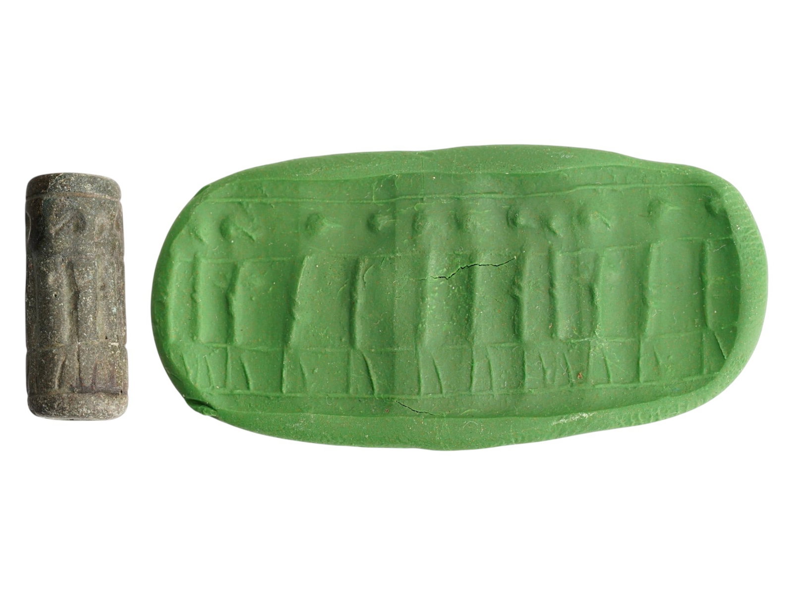 ANCIENT NEAR EASTERN JUDAICA STEATITE SEAL BEAD (1 of 6)