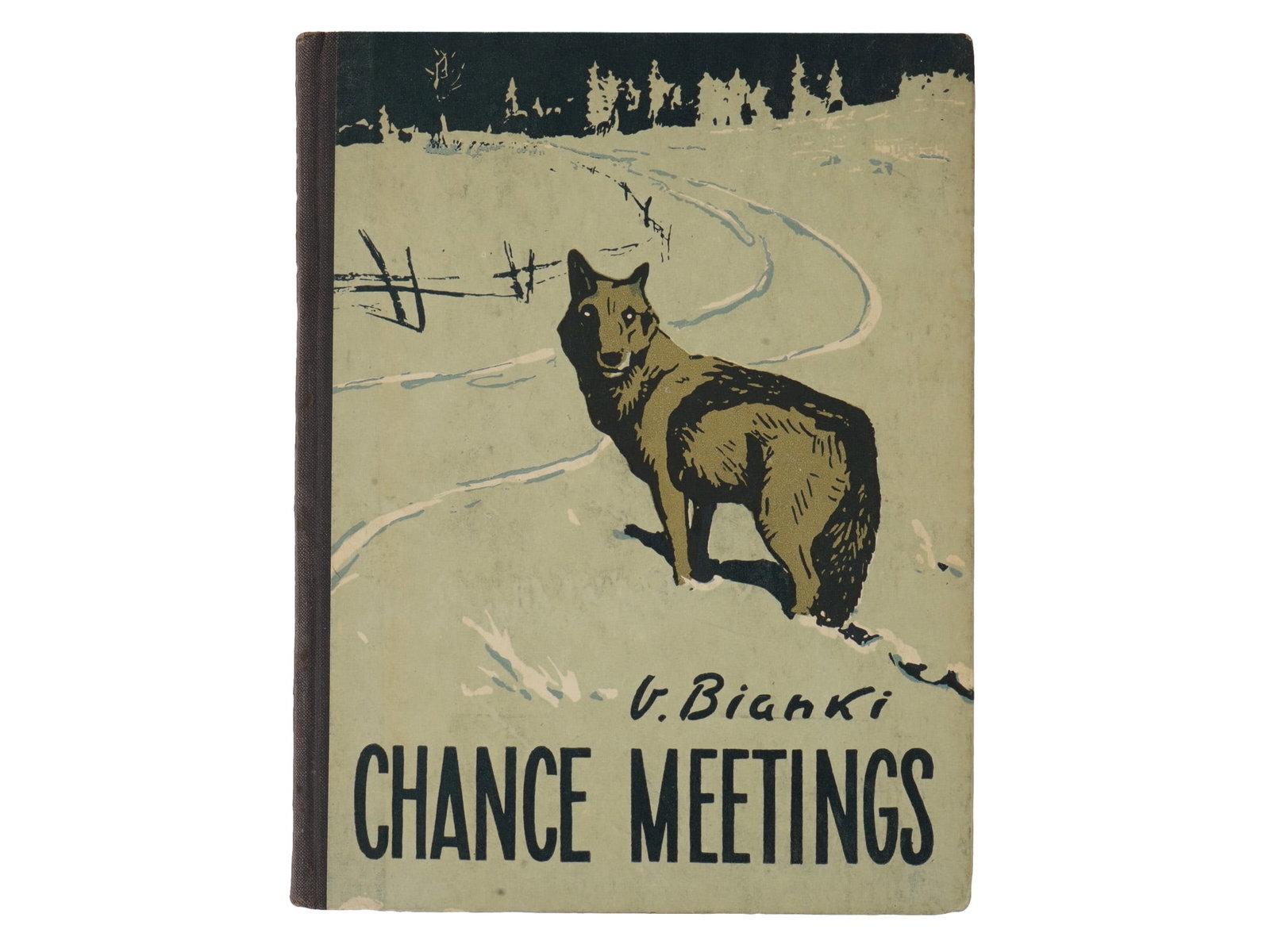 SOVIET CHILDRENS BOOK CHANCE MEETINGS BY VITALY BIANKI: A Russian Soviet era childrens book in English Chance Meetings by Vitaly Bianki. Foreign Languages publishing house, Moscow. Translated from Russian by L. Navrozov. Illustrated by V. Kurdov. Cover des