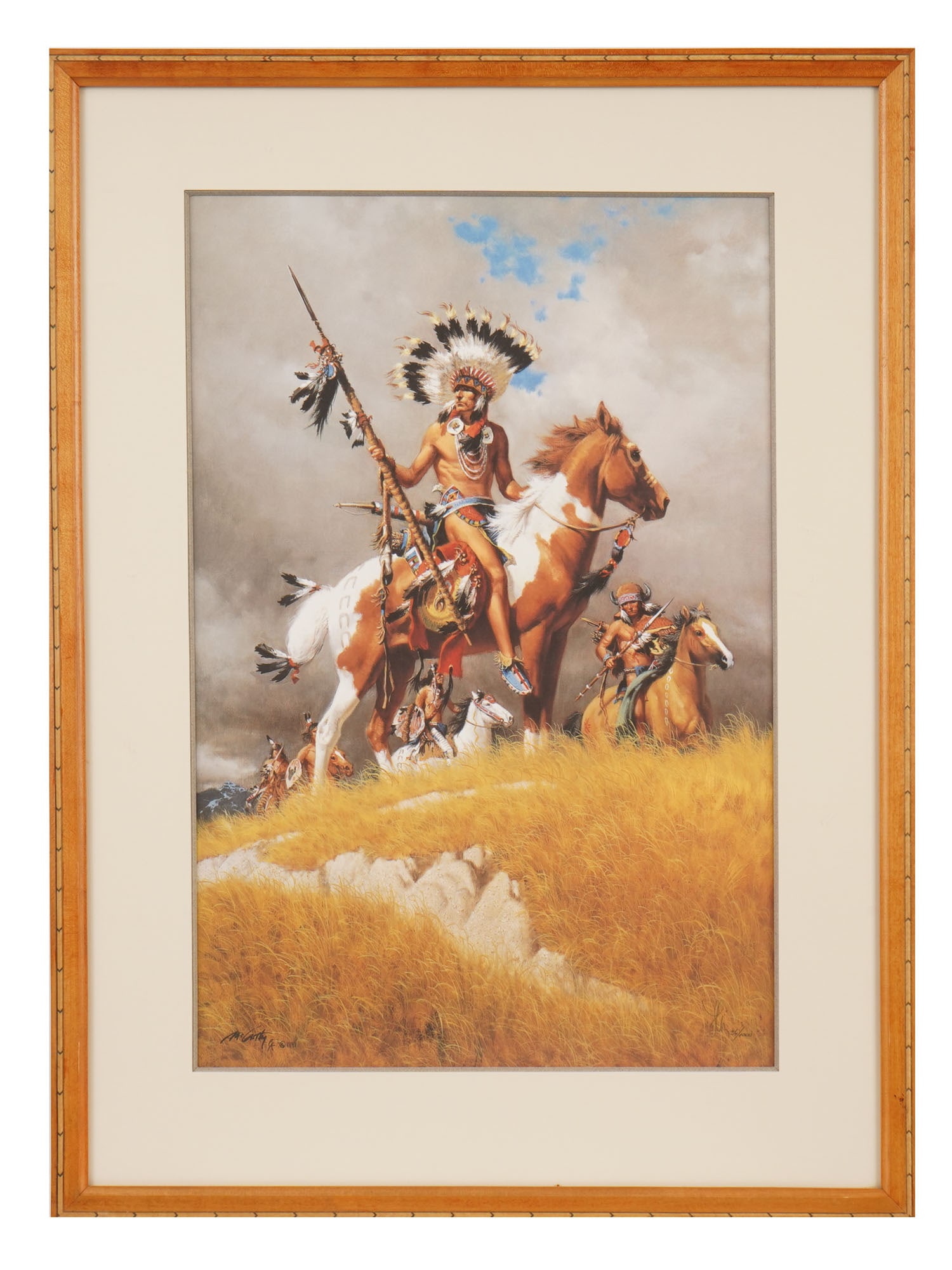 FRANK MCCARTHY AMERICAN WESTERN LTD ED LITHOGRAPH (1 of 6)