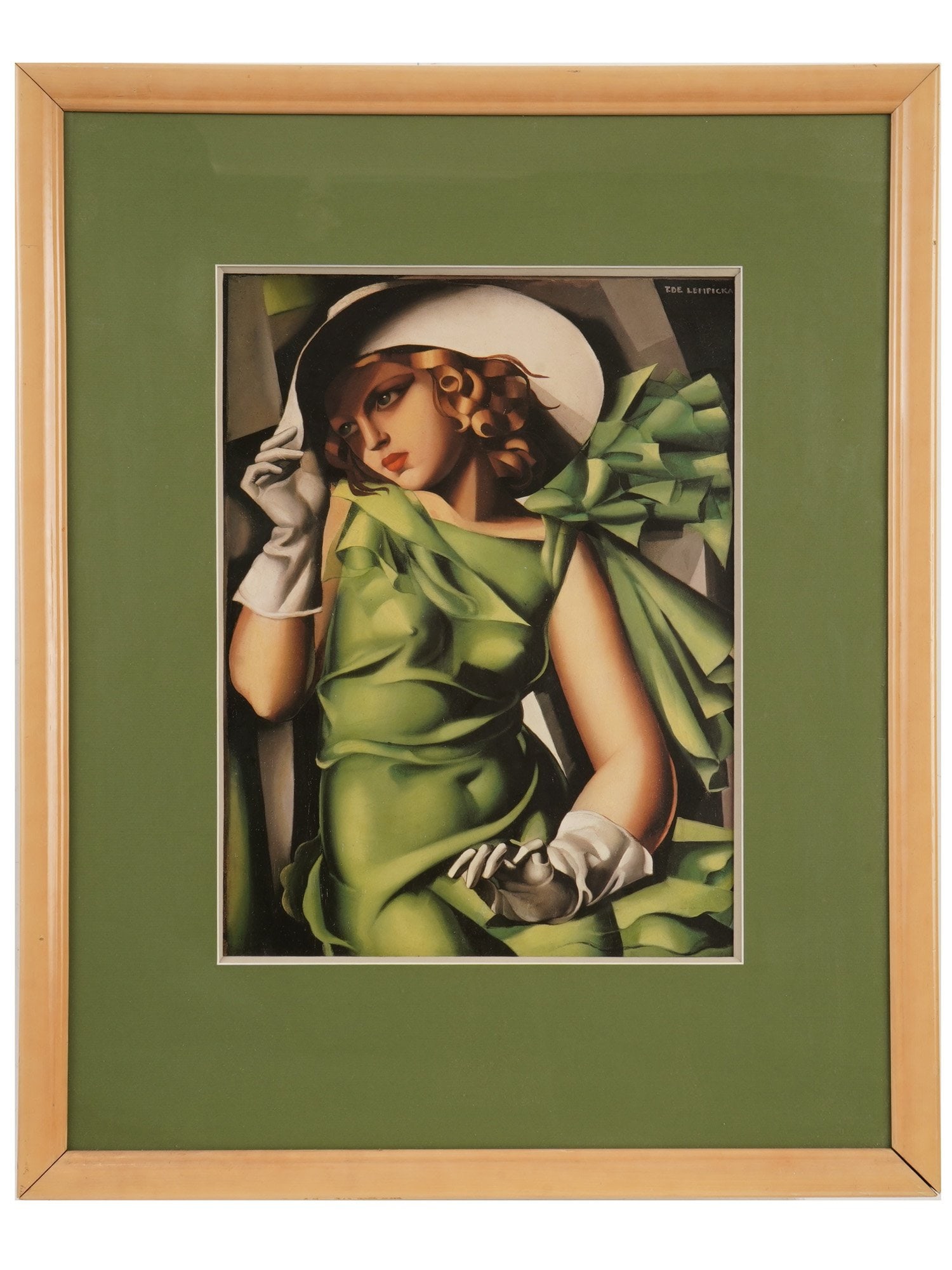 ART DECO COLOR PRINT AFTER TAMARA DE LEMPICKA (1 of 5)