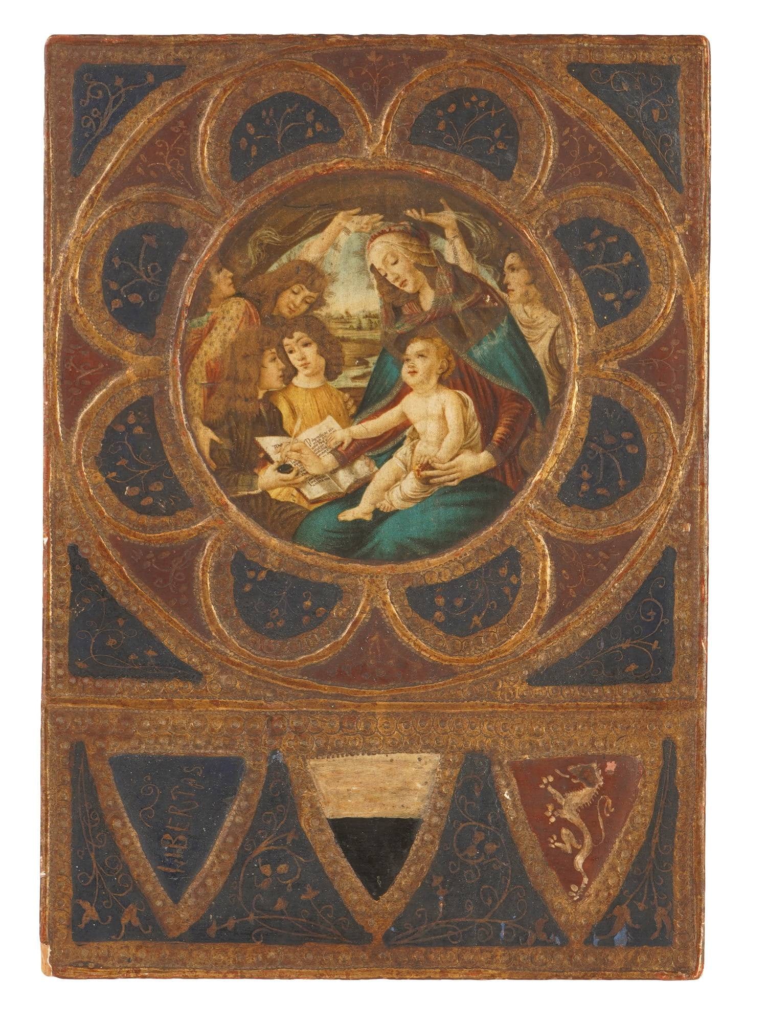 MADONNA OF MAGNIFICAT PAINTING AFTER SANDRO BOTTICELLI (1 of 5)