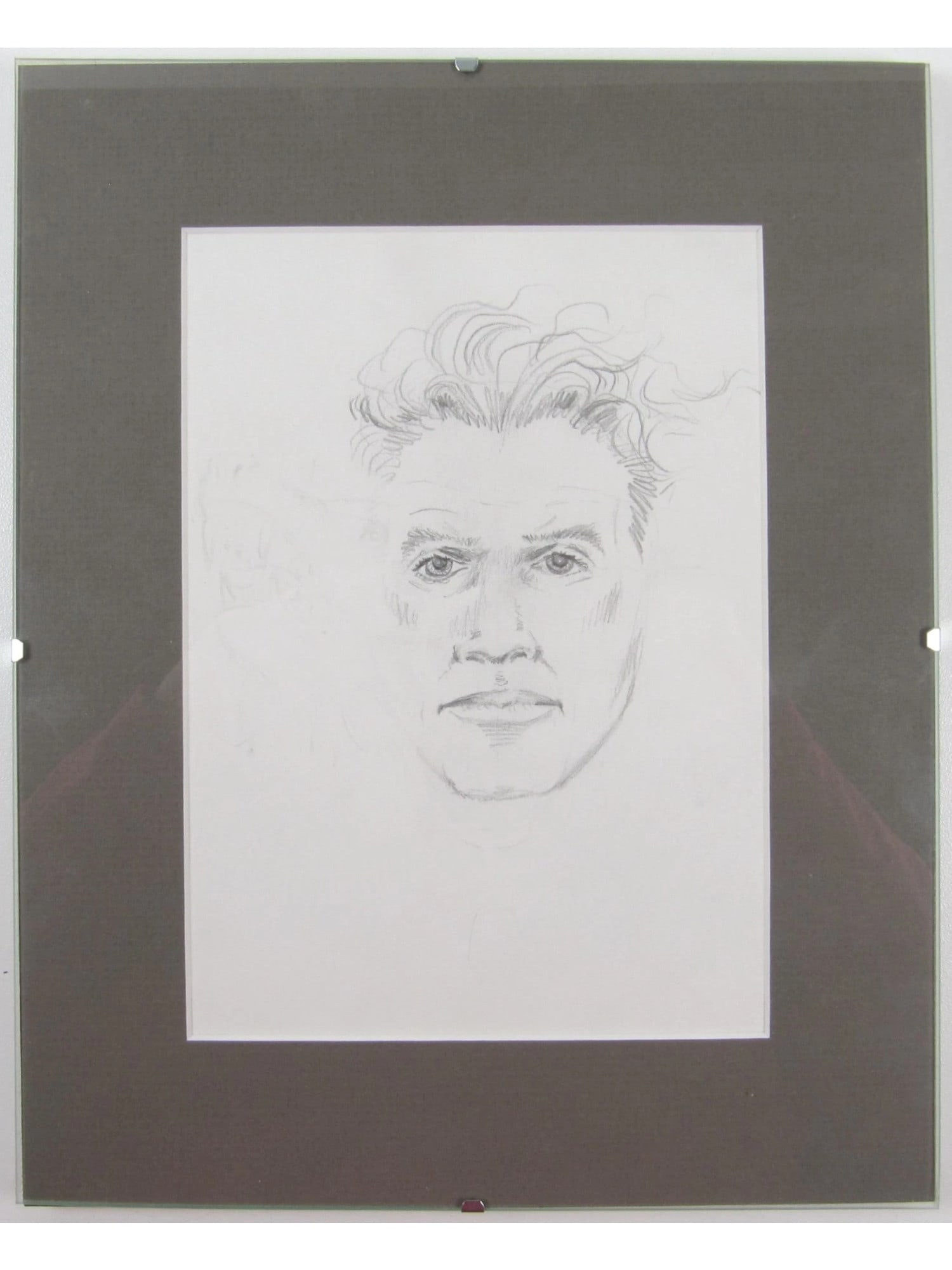 ALAN M. CLARK (B. 1957) “SKETCH #1 FOR I VAMPIRE,?? 1996: Original graphite concept portrait sketch by Alan M. Clark, dated 1996 and inscribed verso “Sketch #1 for ‘I Vampire’.” Executed in Clark’s characteristic atmospheric draftsmanship, the 