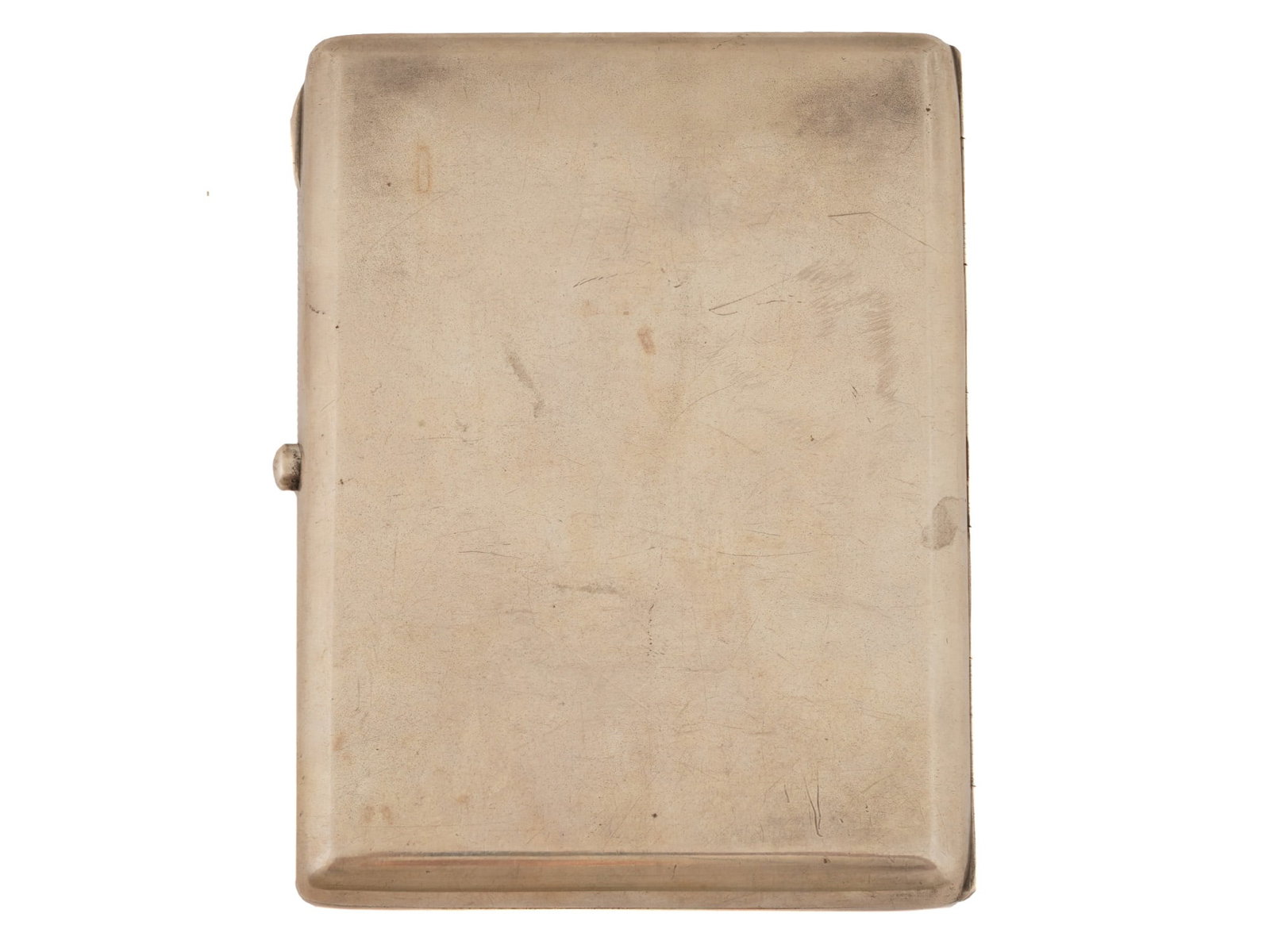 RUSSIAN SOVIET ERA SILVER CIGARETTE CASE OLD RIGA - 3