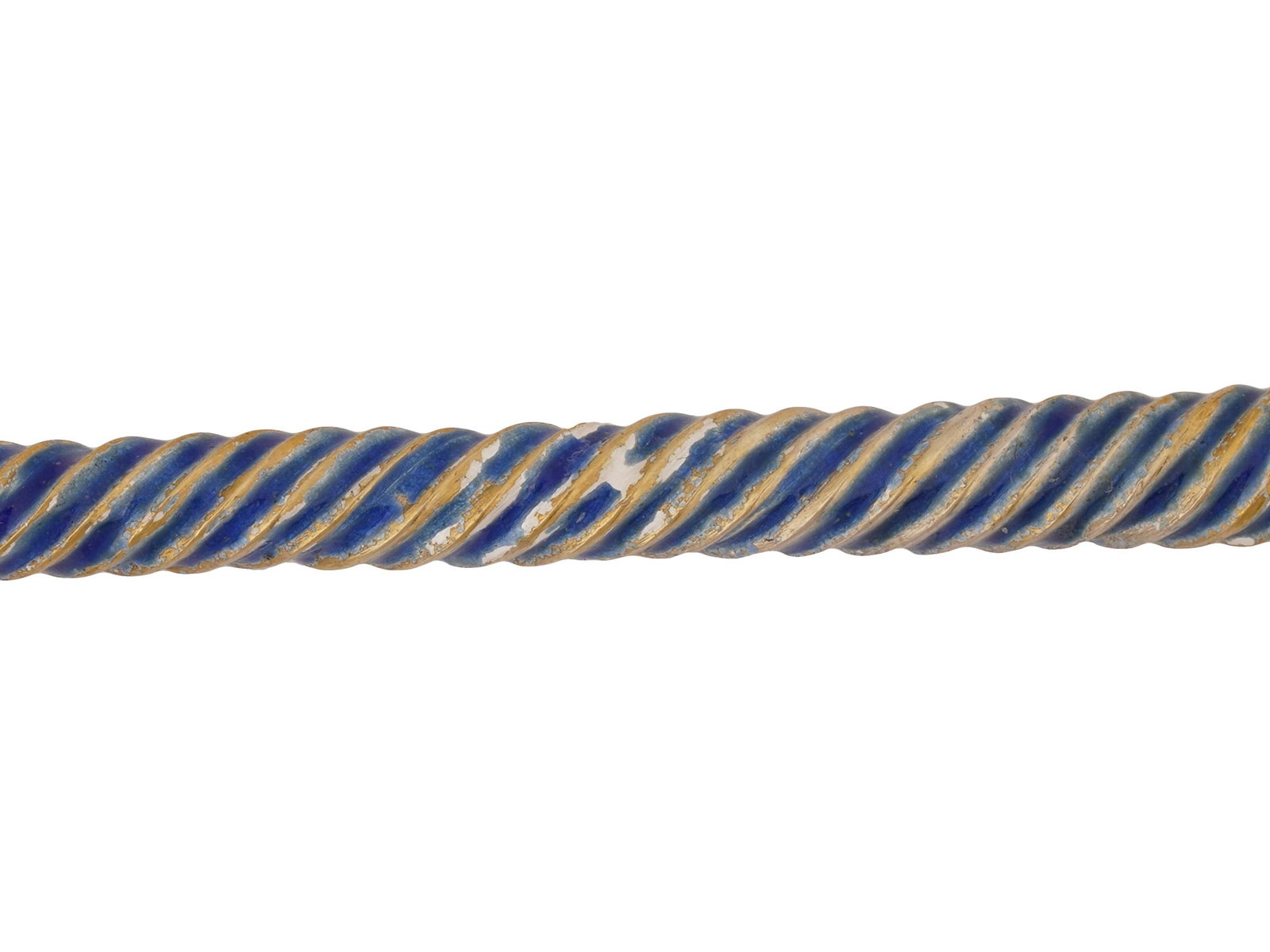 LARGE RUSSIAN GILT SILVER ENAMEL SERVING SPOON - 7