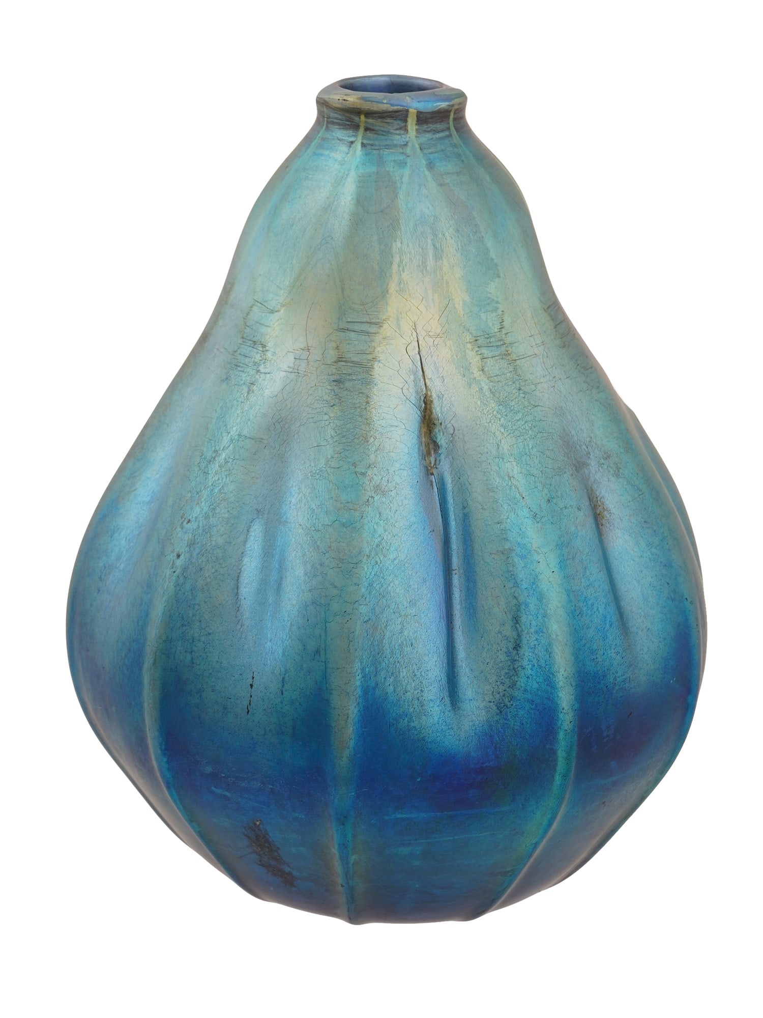 ART NOUVEAU TIFFANY STYLE FAVRILE GLASS VASE (1 of 12)