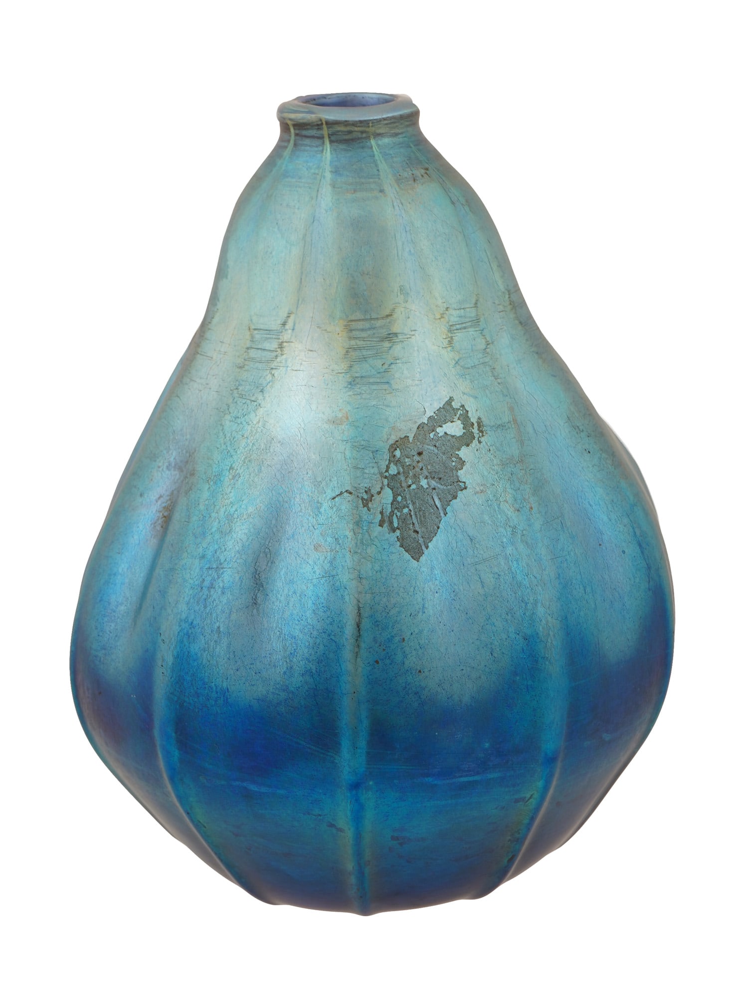 ART NOUVEAU TIFFANY STYLE FAVRILE GLASS VASE - 4
