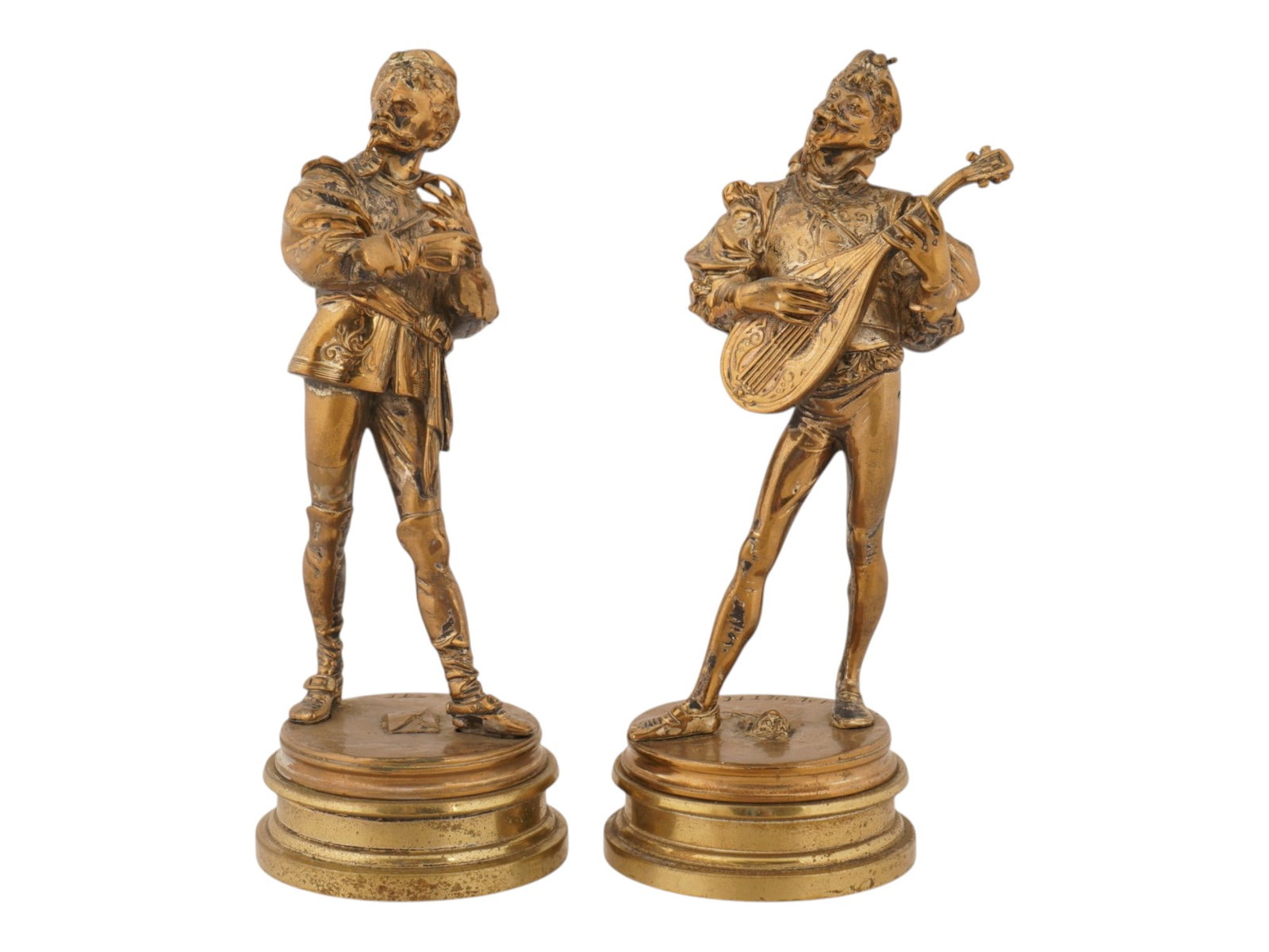 AUGUSTE LOUIS LALOUETTE FRENCH GILT BRONZE SCULPTURES (1 of 9)