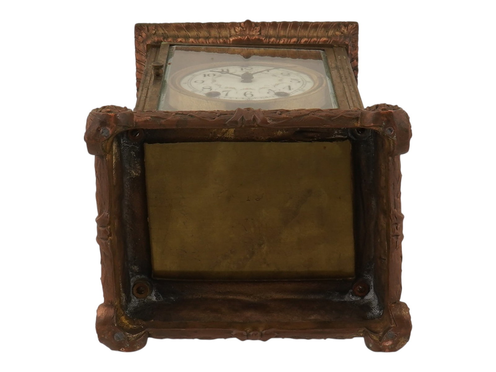 LARGE ANTIQUE SETH THOMAS CRYSTAL REGULATOR CLOCK - 9