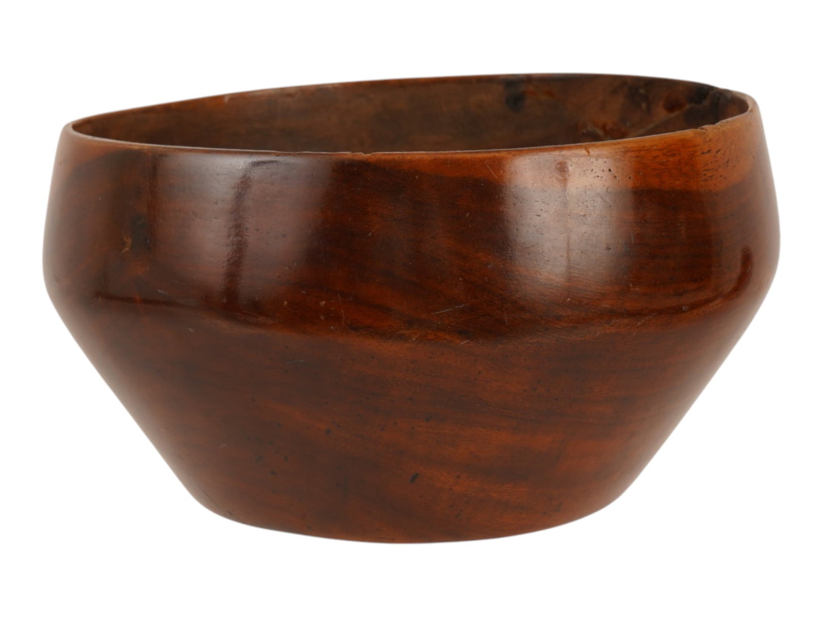 ANTIQUE 19TH CENTURY HAWAIIAN KOA WOOD BOWL (1 of 7)