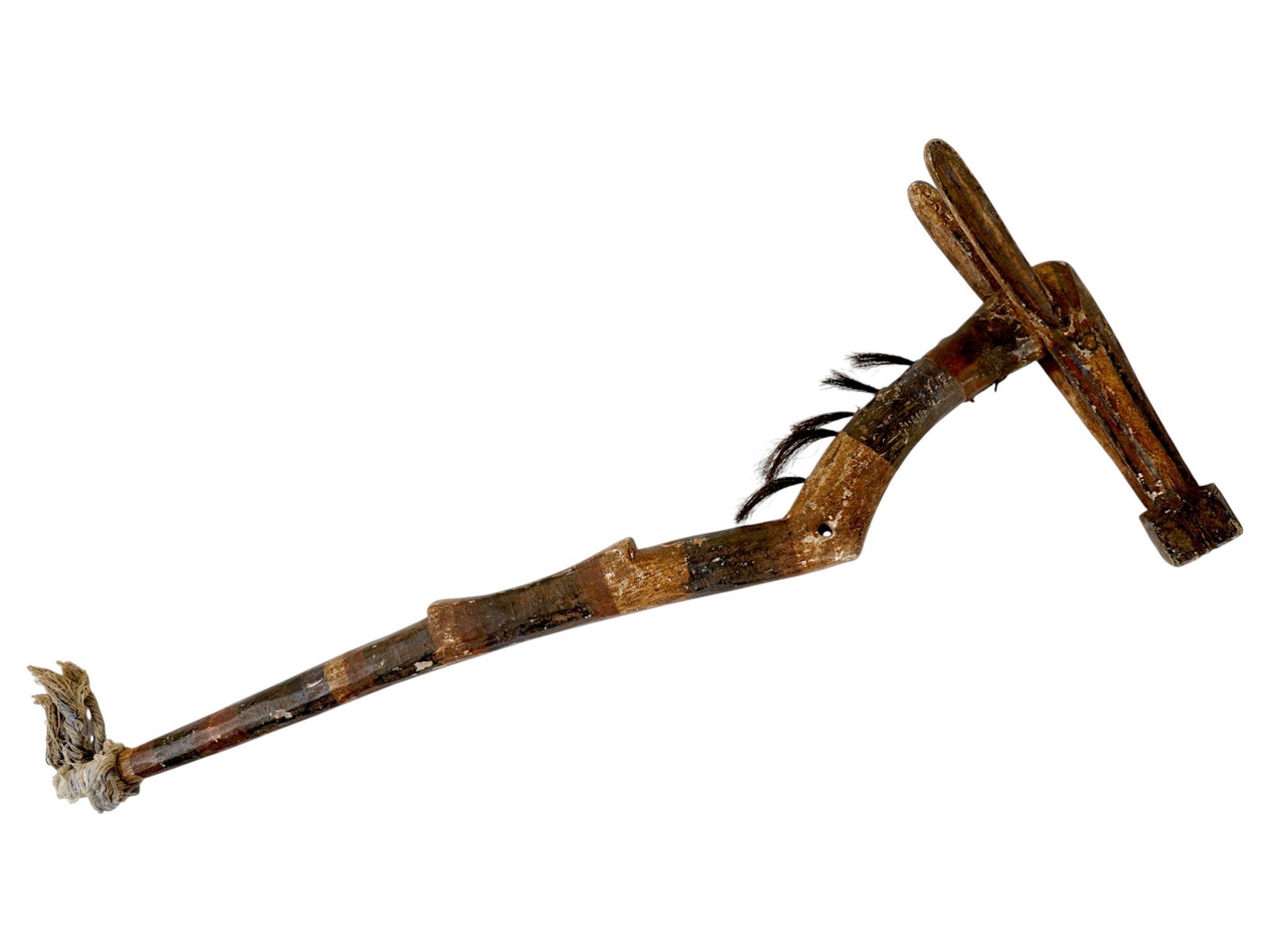 AFRICAN DOGON CARVED WOODEN CEREMONIAL STAFF FROM MALI (1 of 9)