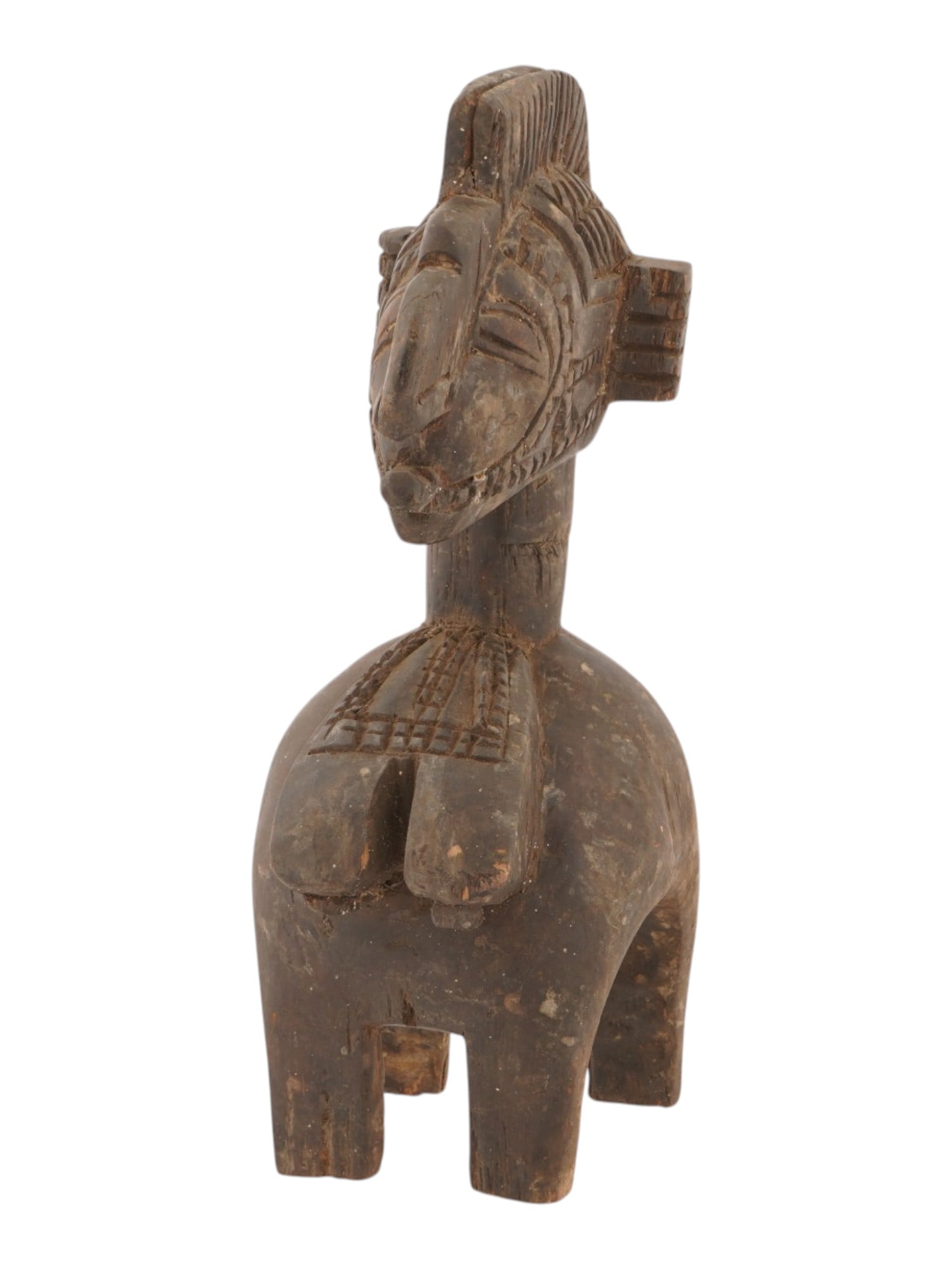 AFRICAN BAGA NIMBA HELMET MASK FROM BAGA PEOPLE GUINEA (1 of 9)
