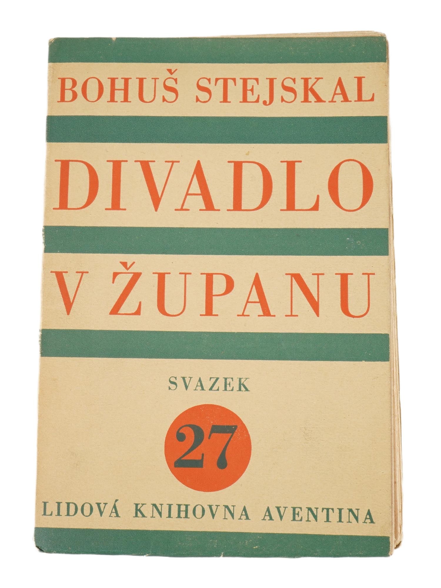 VINTAGE CZECH BOOK THEATER IN A BATHROBE BOHUS STEJSKAL (1 of 6)