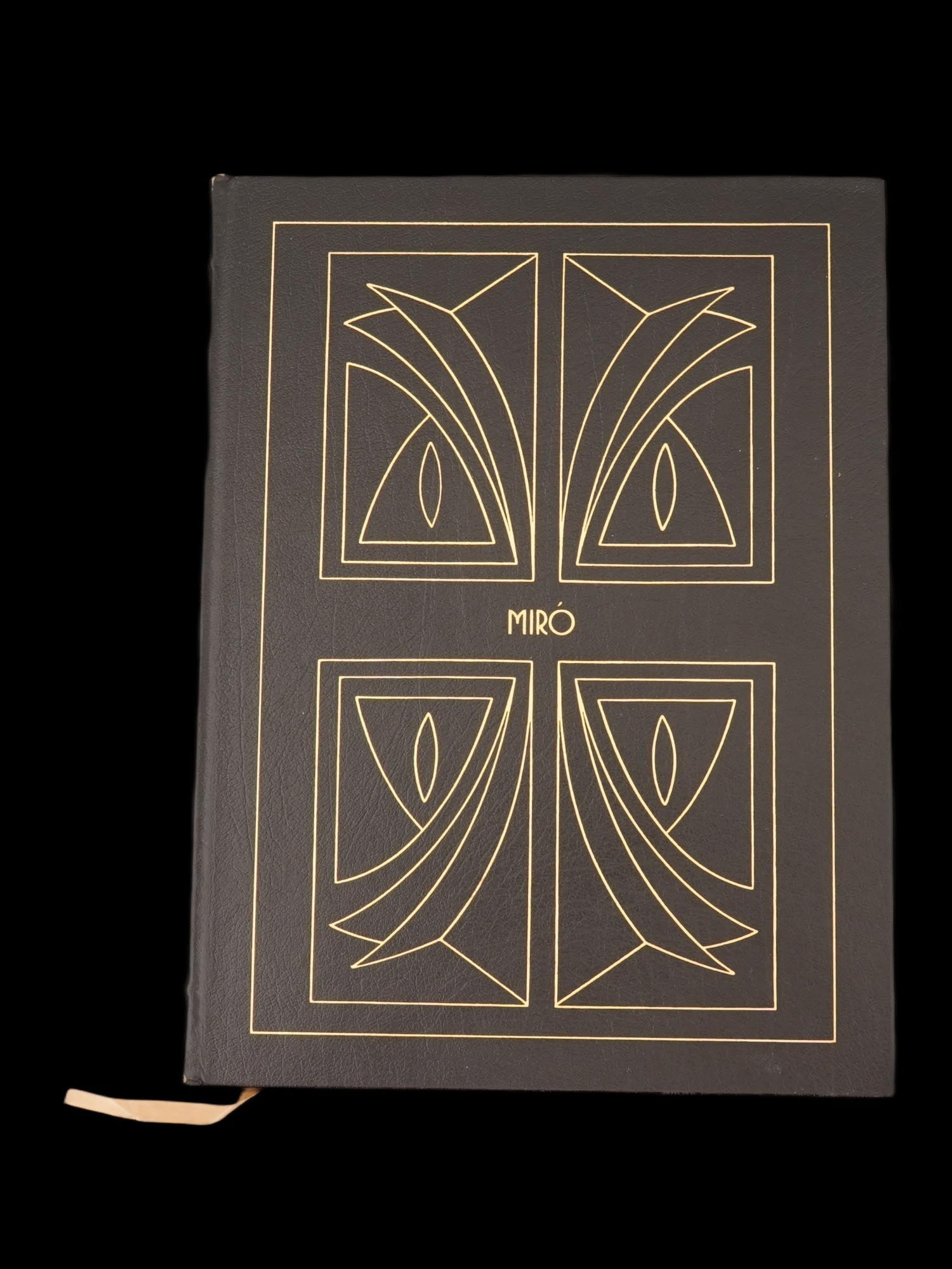 COLLECTORS EDITION MIRO ART BOOK BY GASTON DIEHL: A limited edition Easton Press art book, Miro, by Gaston Diehl. US: Easton Press, 1986. Collectors Edition. Leather Bound. Beautiful gilt embossed full black leather quarto. Two raised bands to spine;