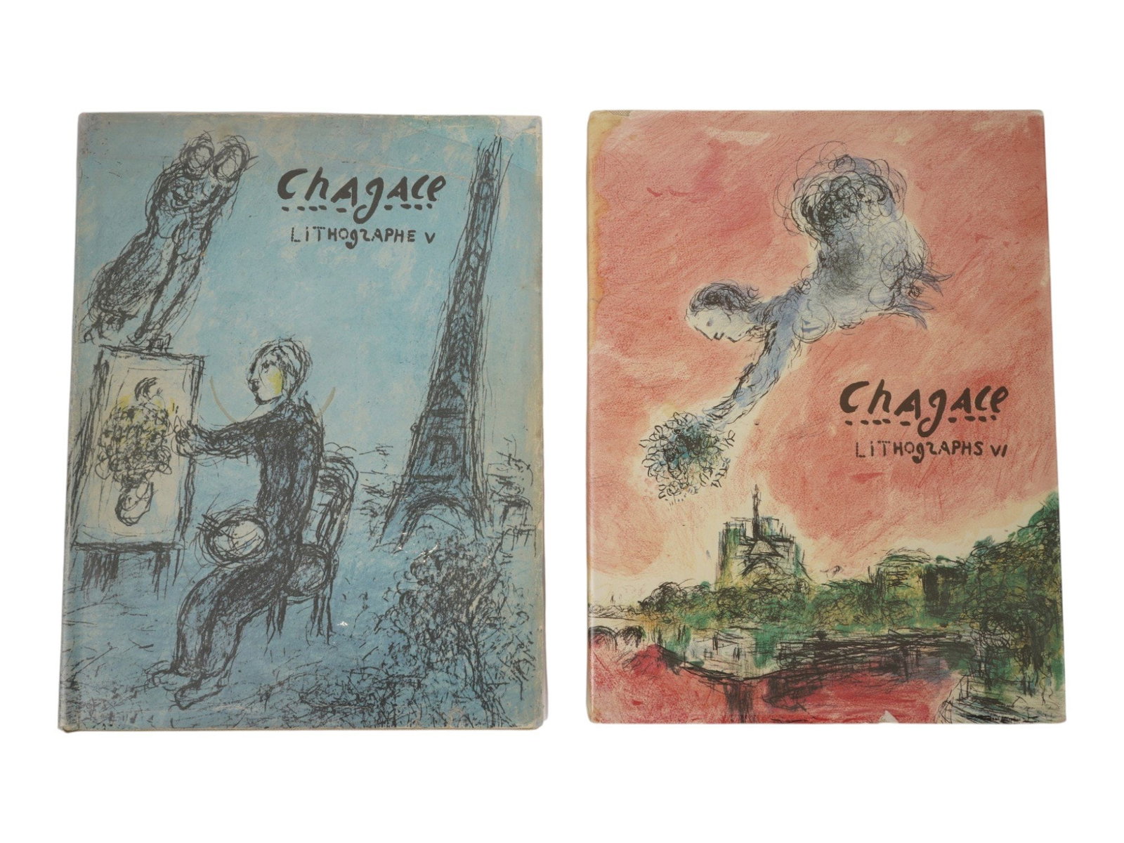 LITHOGRAPHS BY MARC CHAGALL CATALOGUE RAISONNE 2 VOLS (1 of 7)