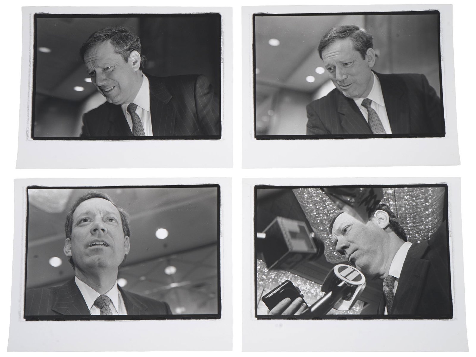 VINTAGE AMERICAN PHOTO PORTRAITS GEORGE PATAKI 1995: Four vintage American photo portraits of George Elmer Pataki, an American politician who served as the 53rd governor of New York from 1995 to 2006, taken by Carolina Kroon for Impact Visuals in 1995 i