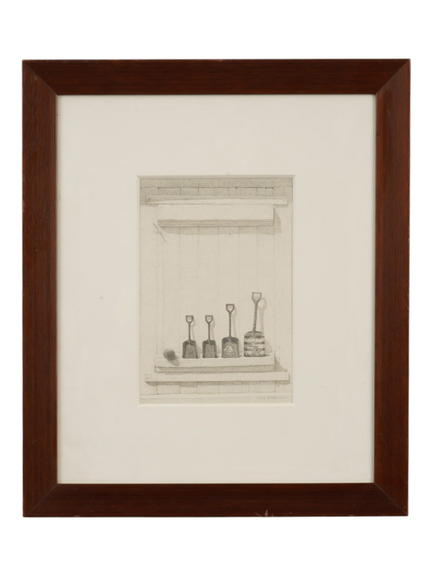 AMERICAN PENCIL ON PAPER DRAWING BY DAVID BREGA 1988 (1 of 7)