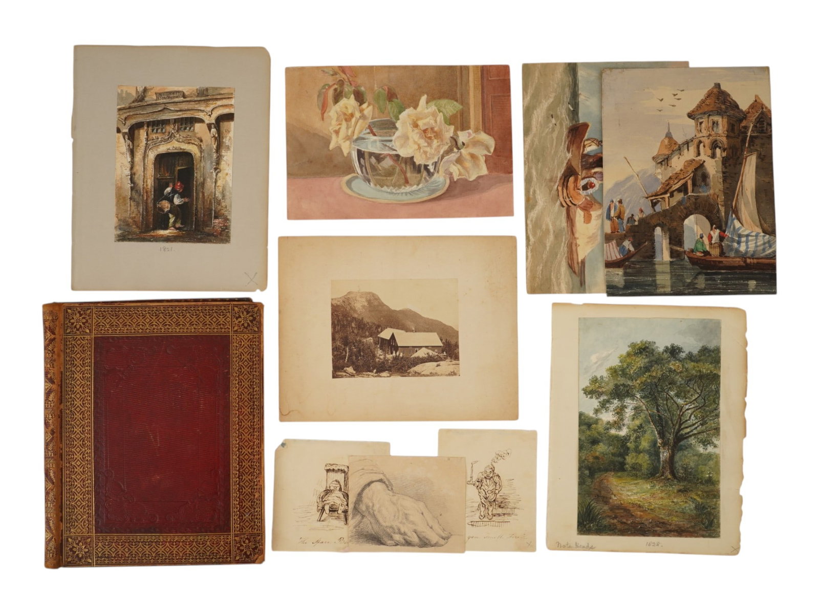 COLLECTION OF ANTIQUE WORKS ON PAPER AND EPHEMERA (1 of 12)