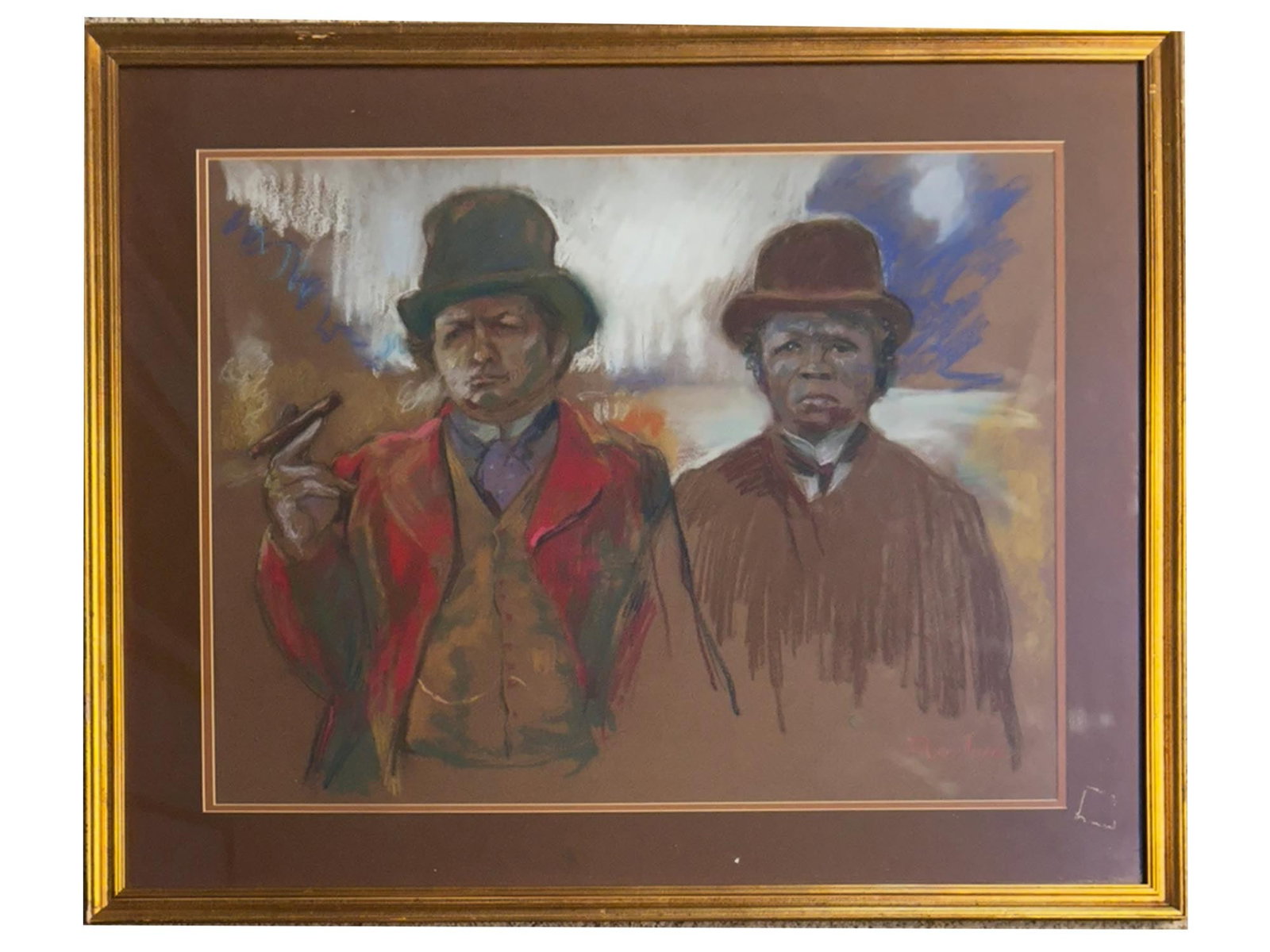 FRENCH GOUACHE PAINTING AFTER HENRI DE TOULOUSE LAUTREC (1 of 7)
