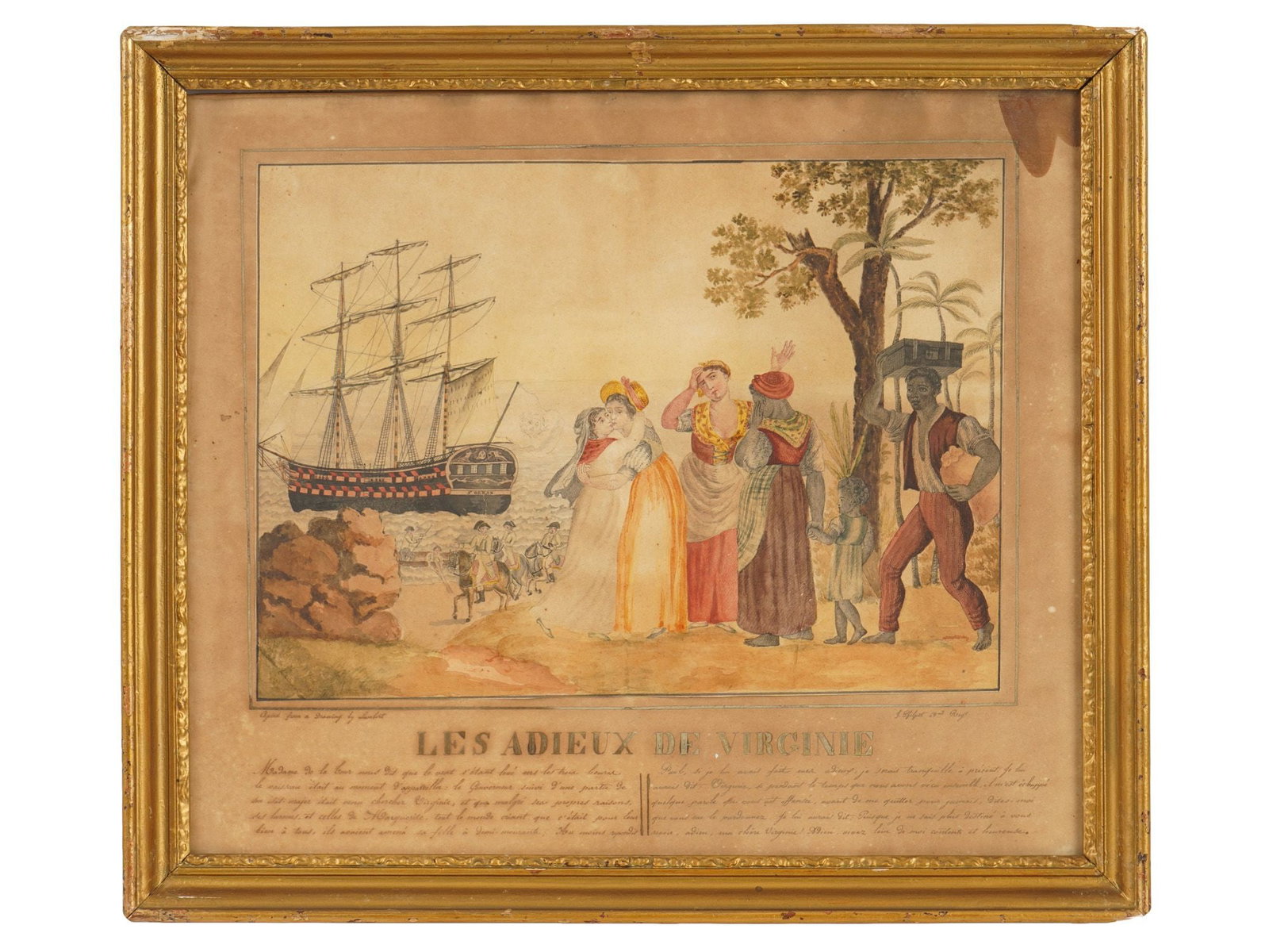 AFTER LOUIS JOSEPH LAMBERT PAINTING VIRGINIA FAREWELLS (1 of 5)