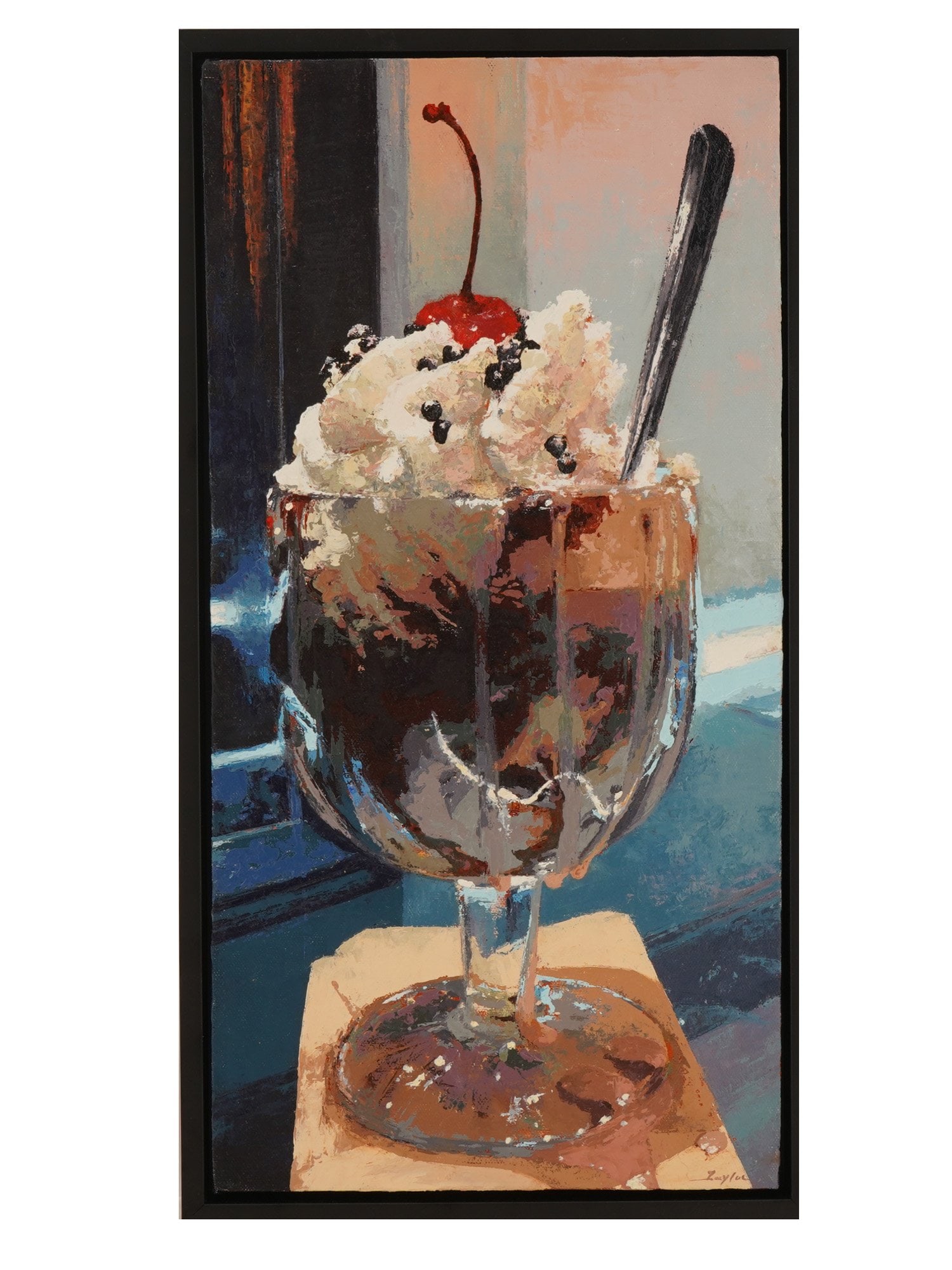 AMERICAN OIL ICE CREAM PAINTING BY LISA TAYLOR (1 of 5)