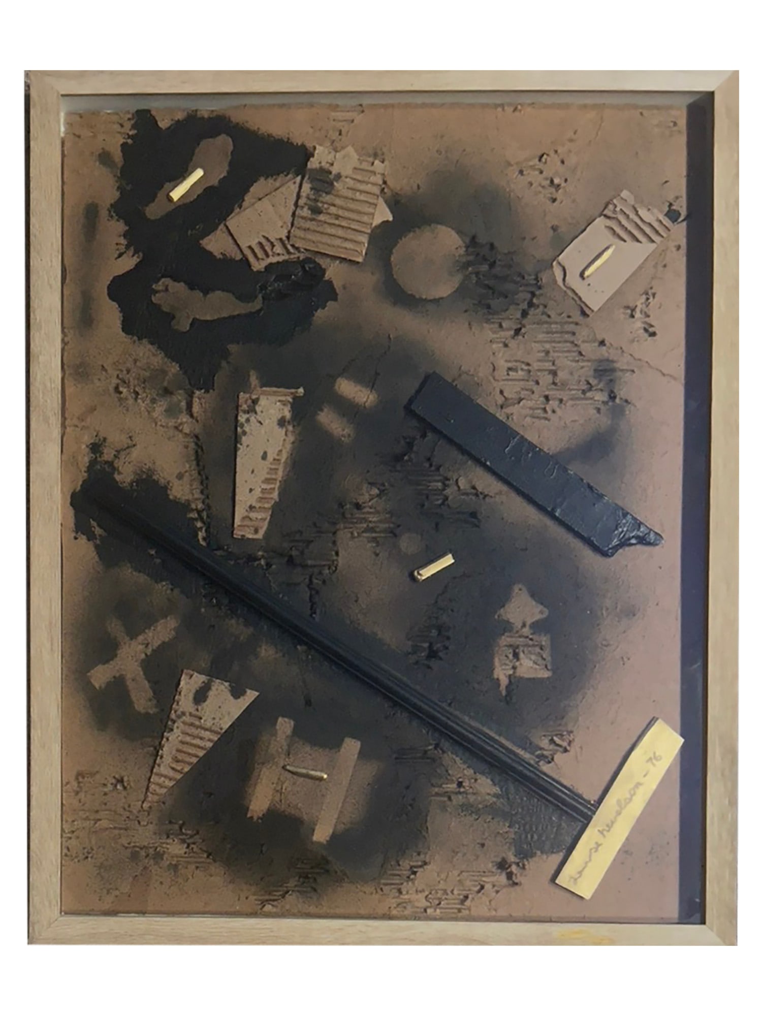 AMERICAN MIXED MEDIA COLLAGE BY LOUISE NEVELSON 1976 (1 of 7)