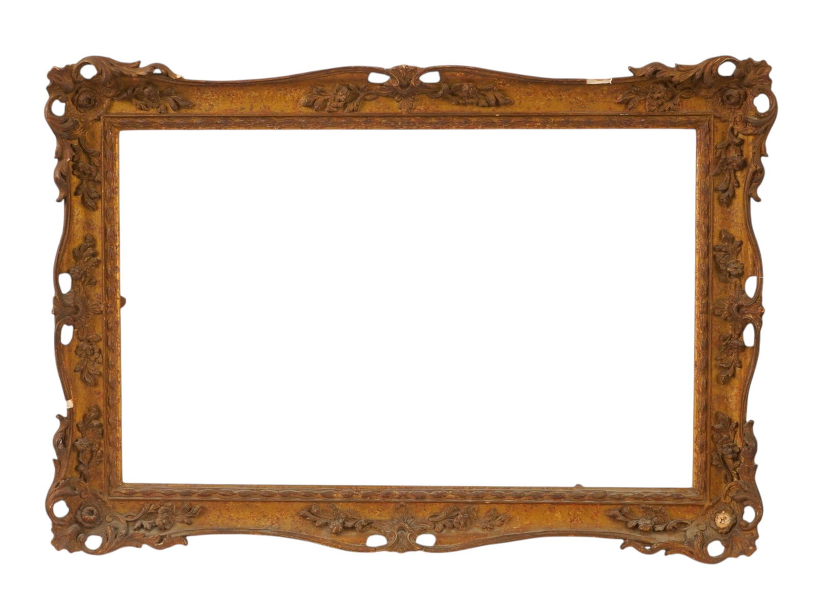 ANTIQUE ORNATE WOODEN PAINTING FRAME (1 of 6)
