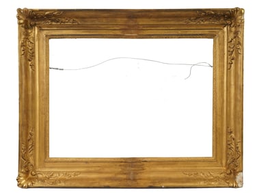 FOLIATE DESIGN GILDED WOODEN ORNATE PICTURE FRAME