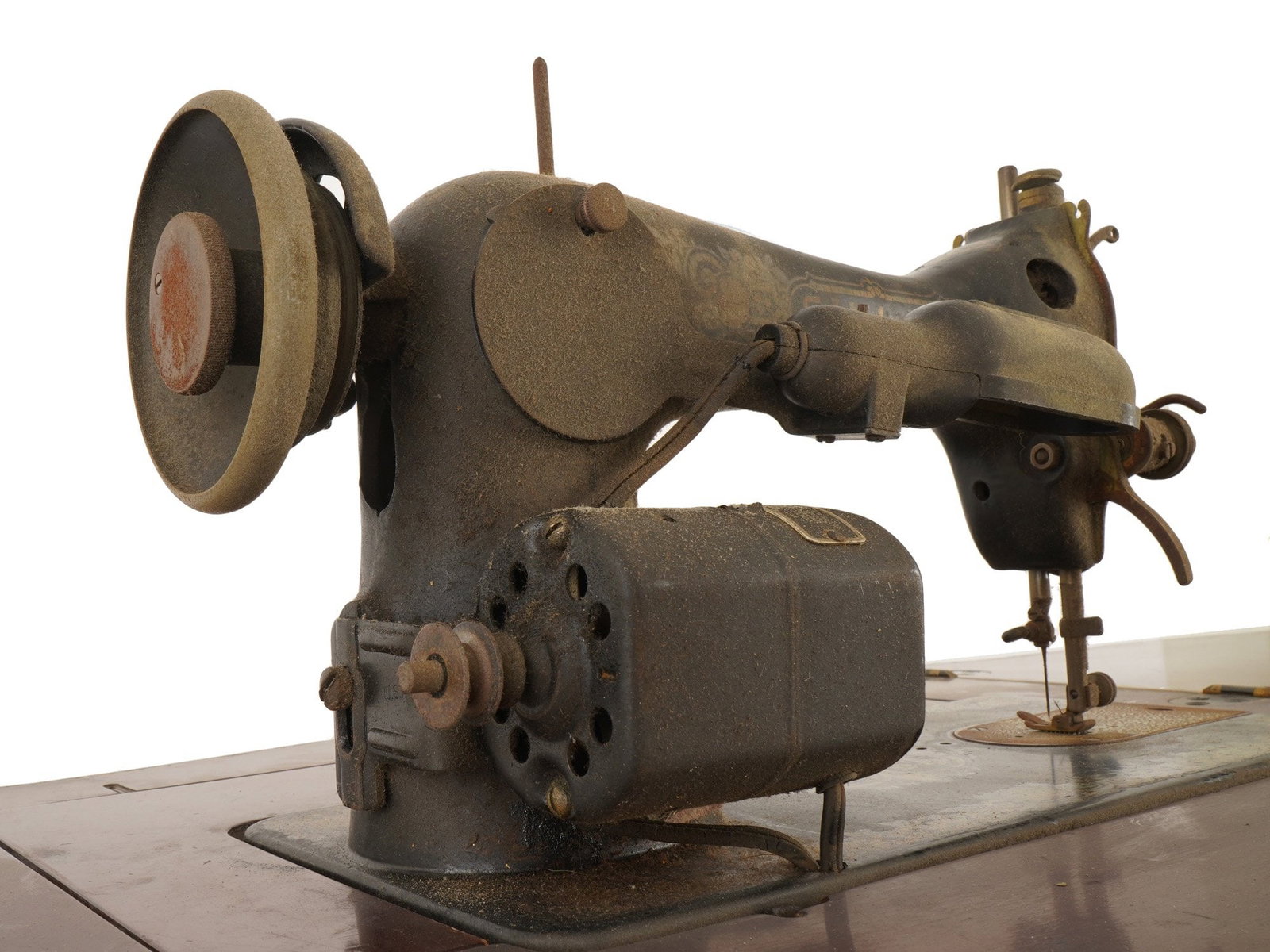 EARLY 20TH C SINGER SPHINX SEWING MACHINE - 10