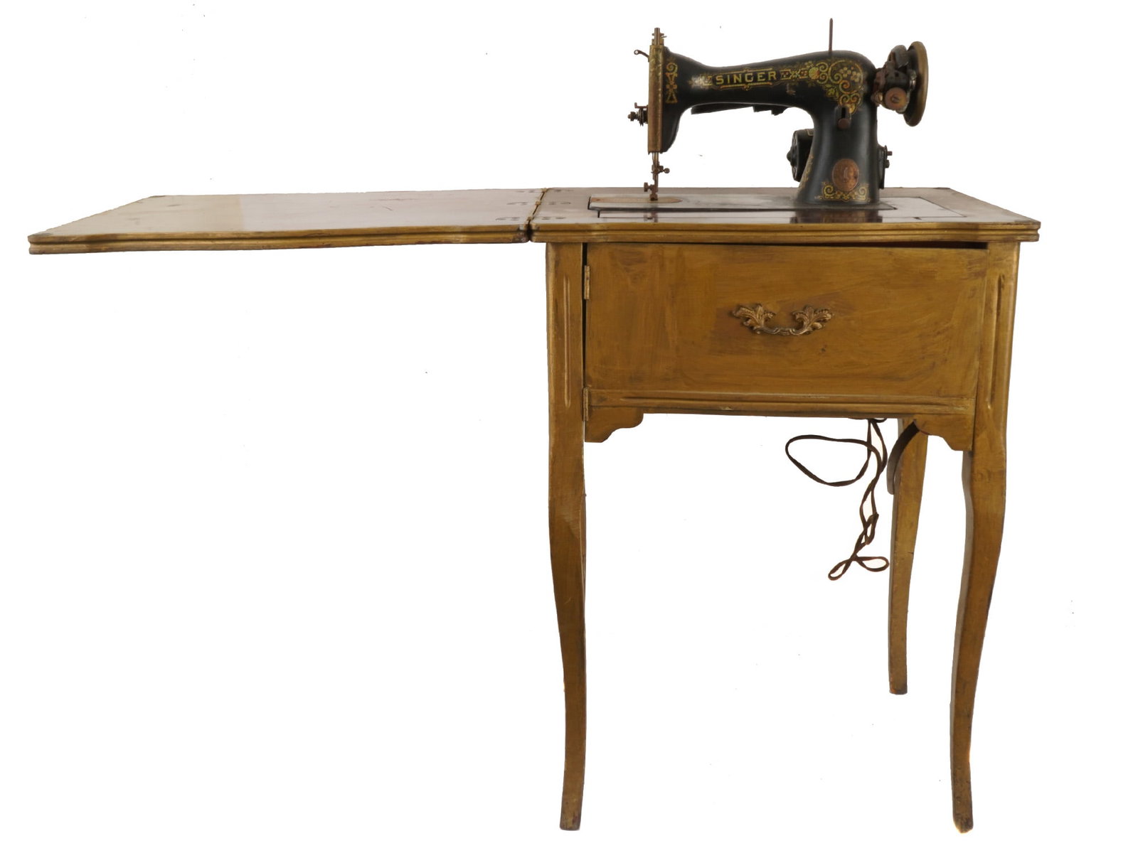 EARLY 20TH C SINGER SPHINX SEWING MACHINE (1 of 17)